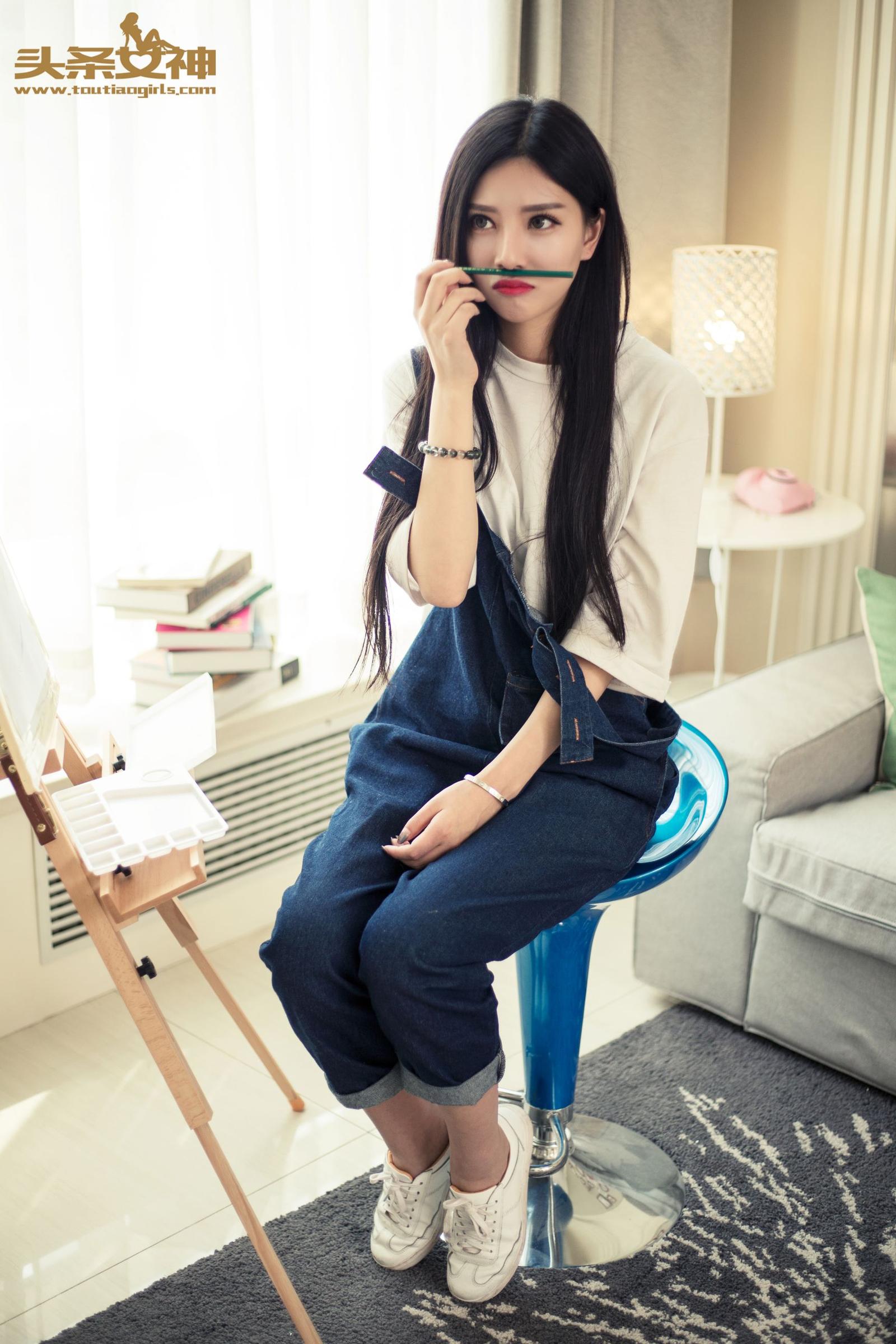 COCO [TouTiao头条女神]高清写真图2016-06-03 油画小美女