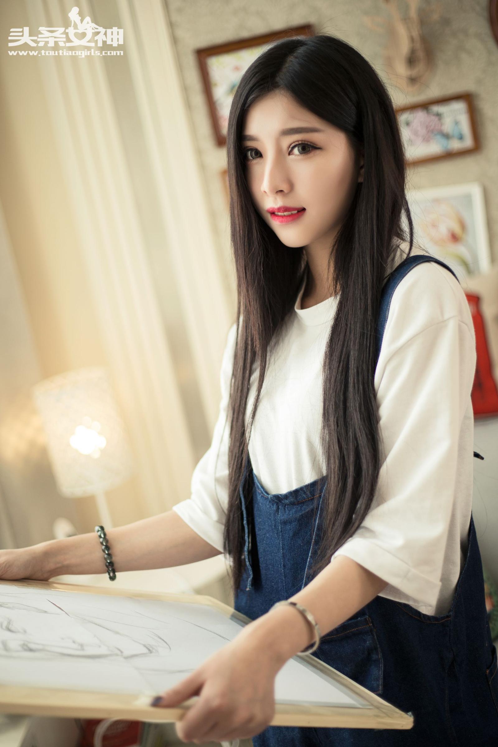 COCO [TouTiao头条女神]高清写真图2016-06-03 油画小美女