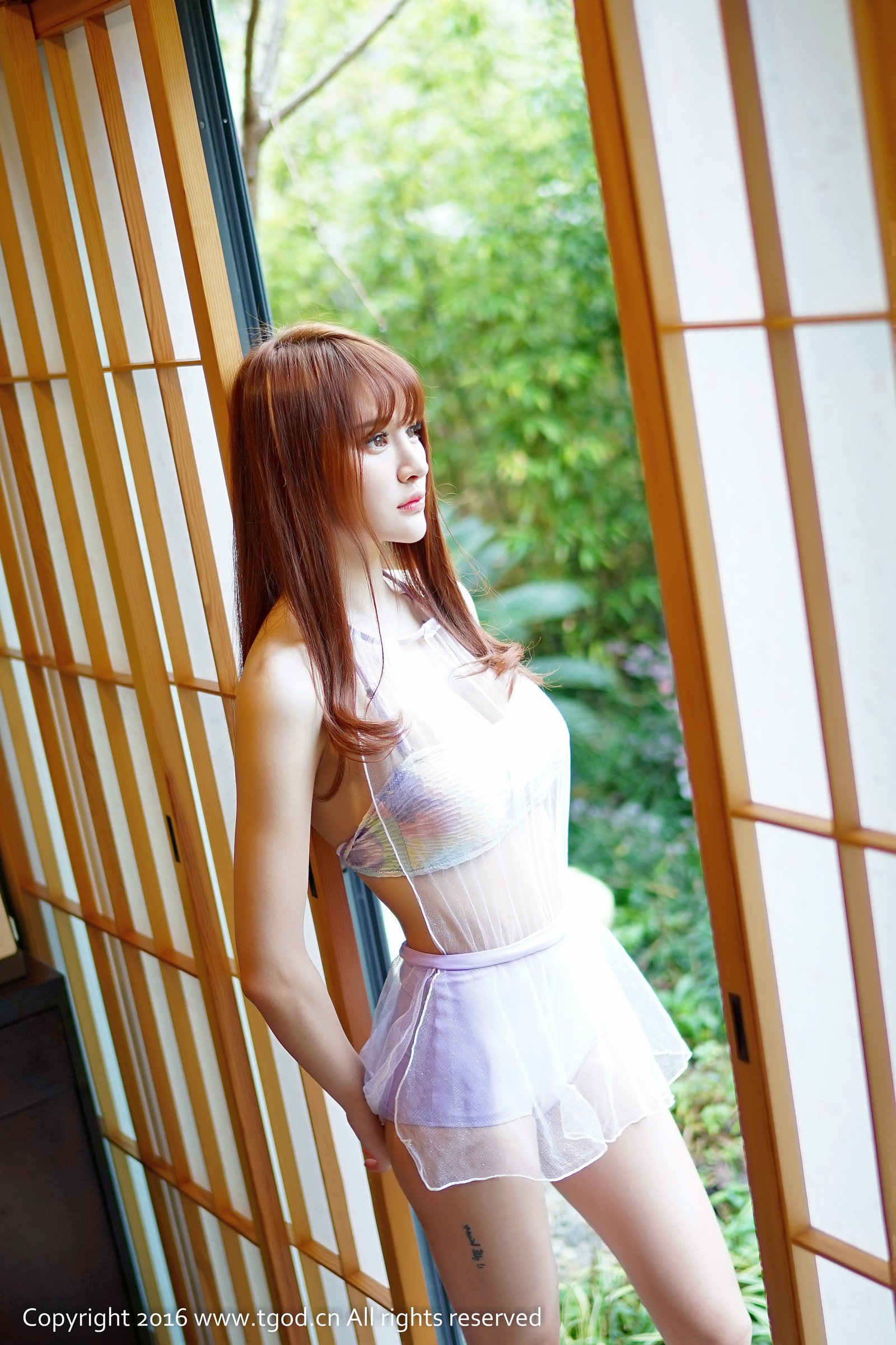 Cheryl青树 [TGOD推女神]高清写真图淡淡羞涩 女神范～