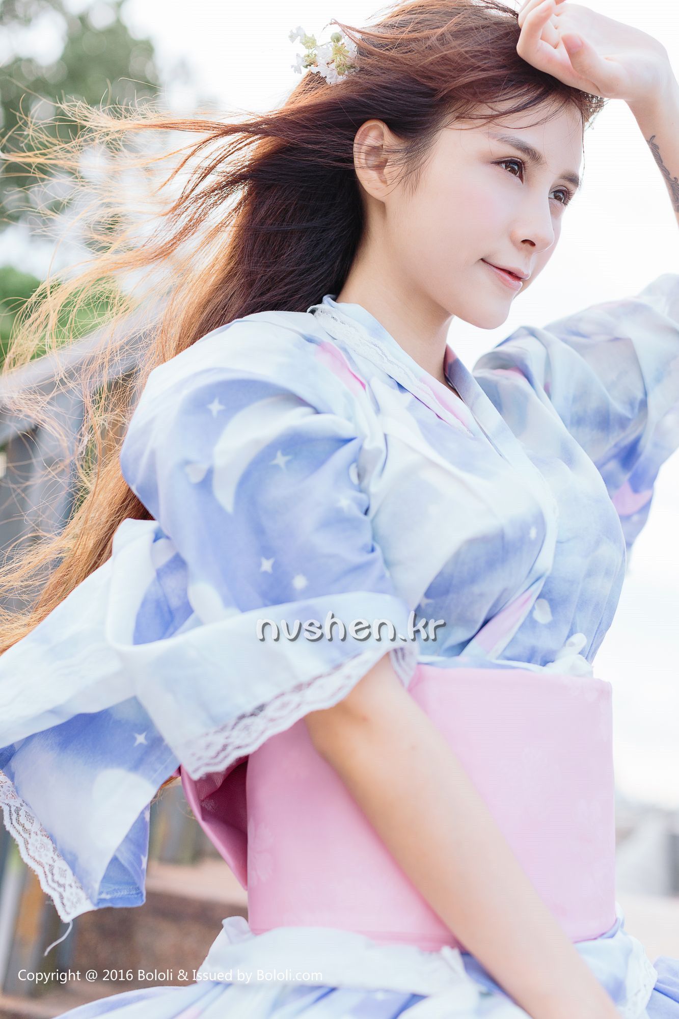 夏美酱 [Kimoe激萌文化]高清写真图KIM.007 夏日浴衣