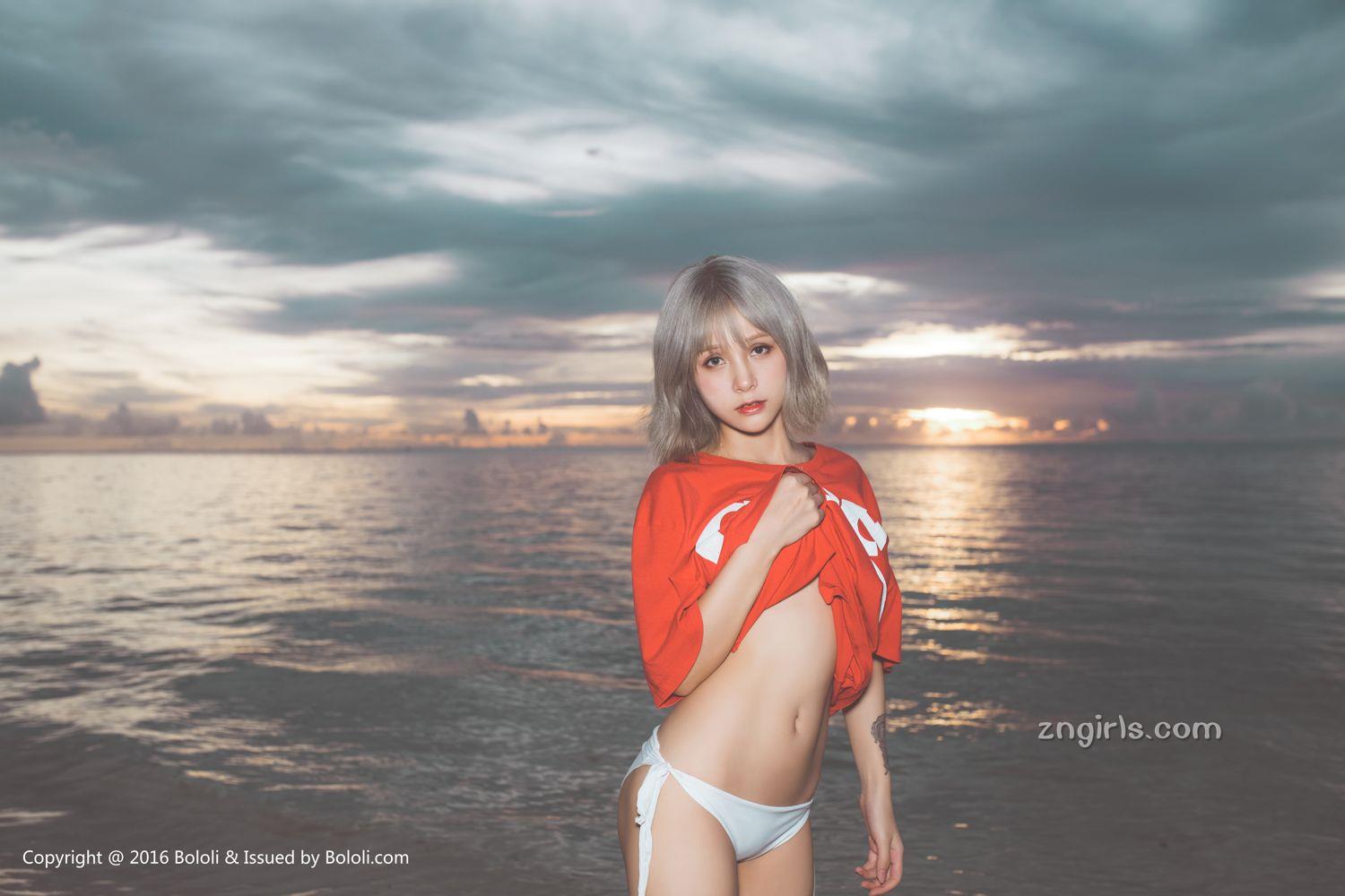 夏美酱- [BoLoli波萝社新刊]高清写真图 BOL.123 夏美的海边风情
