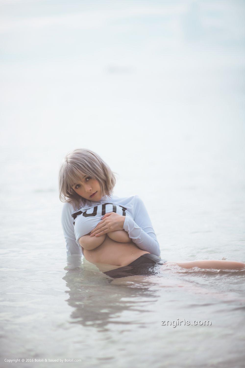 夏美酱- [BoLoli波萝社新刊]高清写真图 BOL.123 夏美的海边风情