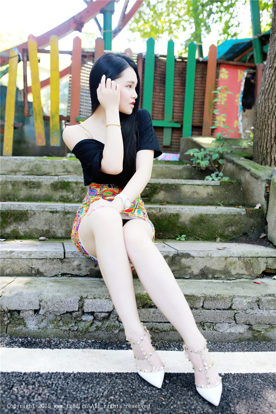 佩佩Cassie [TGOD推女神]高清写真图室外小清新 ~