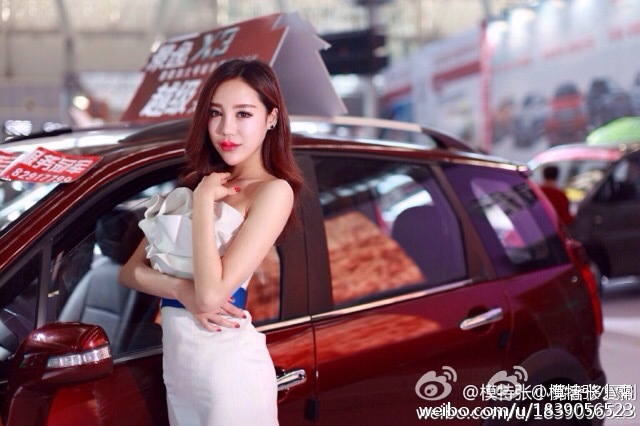 张小霈(张霈) 气质车展模特