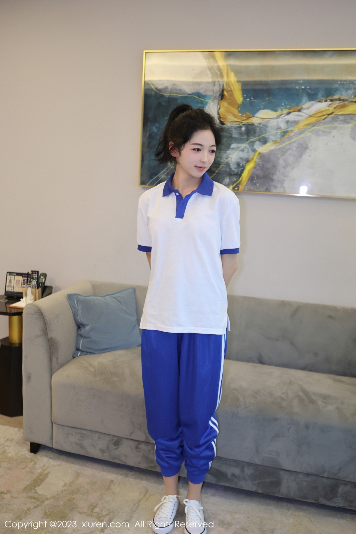 [XiuRen]高清写真图 2023.06.05 No.6855 茜茜Kimi 学妹装美腿