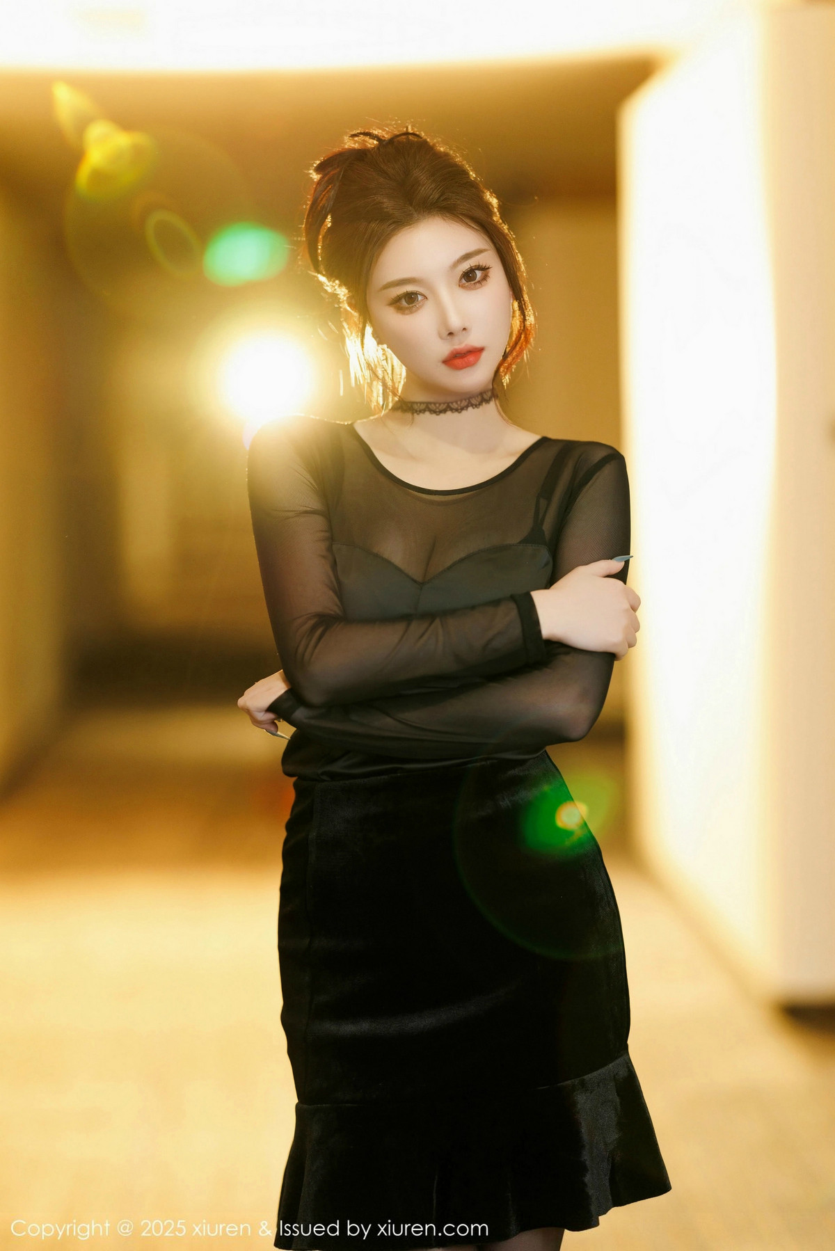 [XiuRen]高清写真图 2025.01.17 No.9776 杨晨晨Yome 黑丝美腿