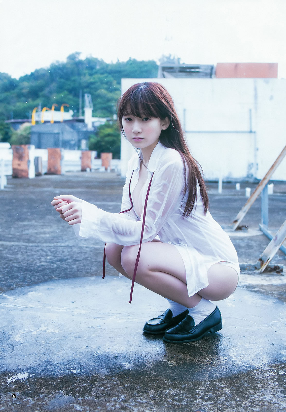[Weekly Young Jump]高清写真图2016 No.12-13 金子理江 麻亜里 RaMu 宮脇咲良 平手友梨奈