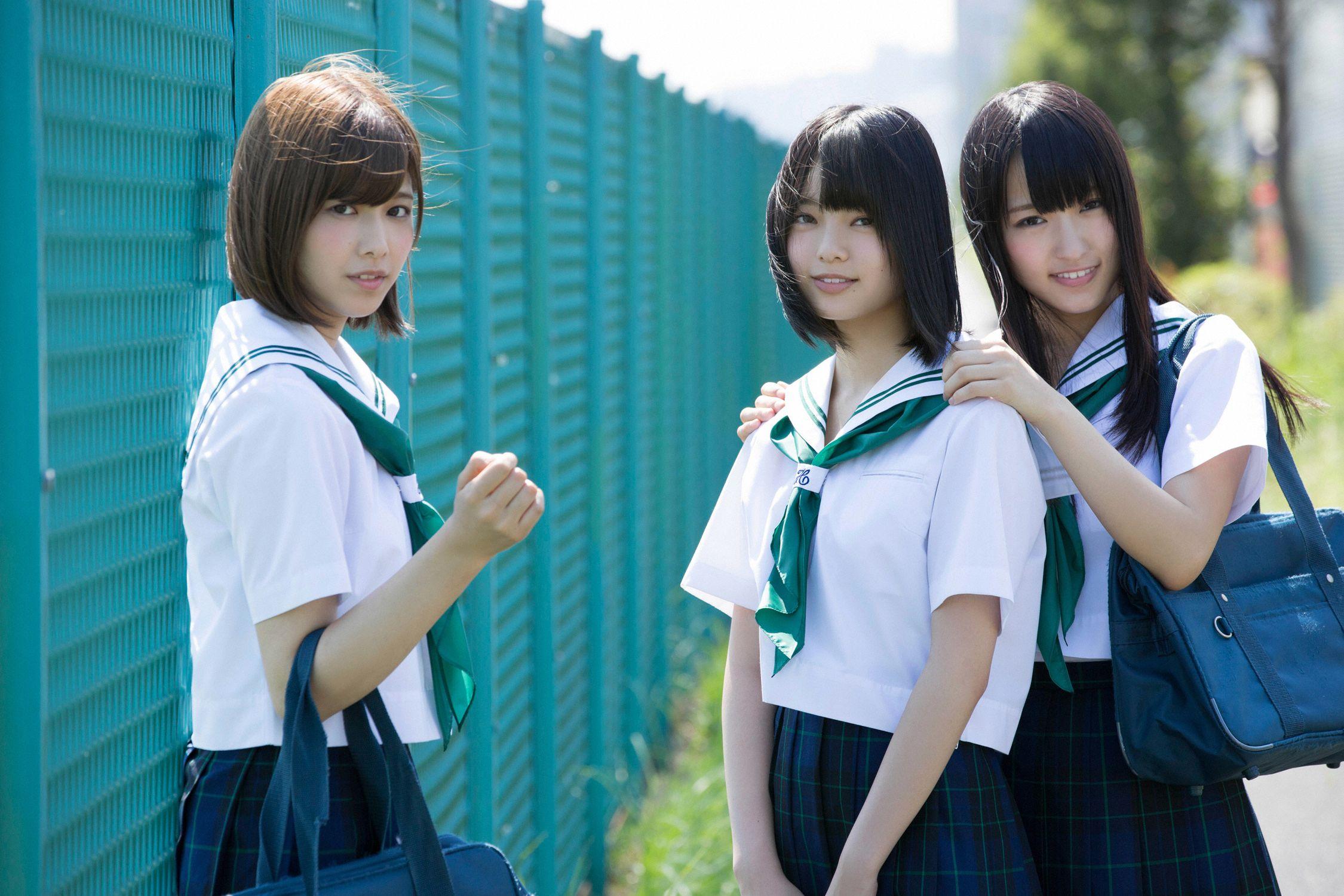 欅坂46- [YS Web]高清写真图 Vol.715 美少女组合
