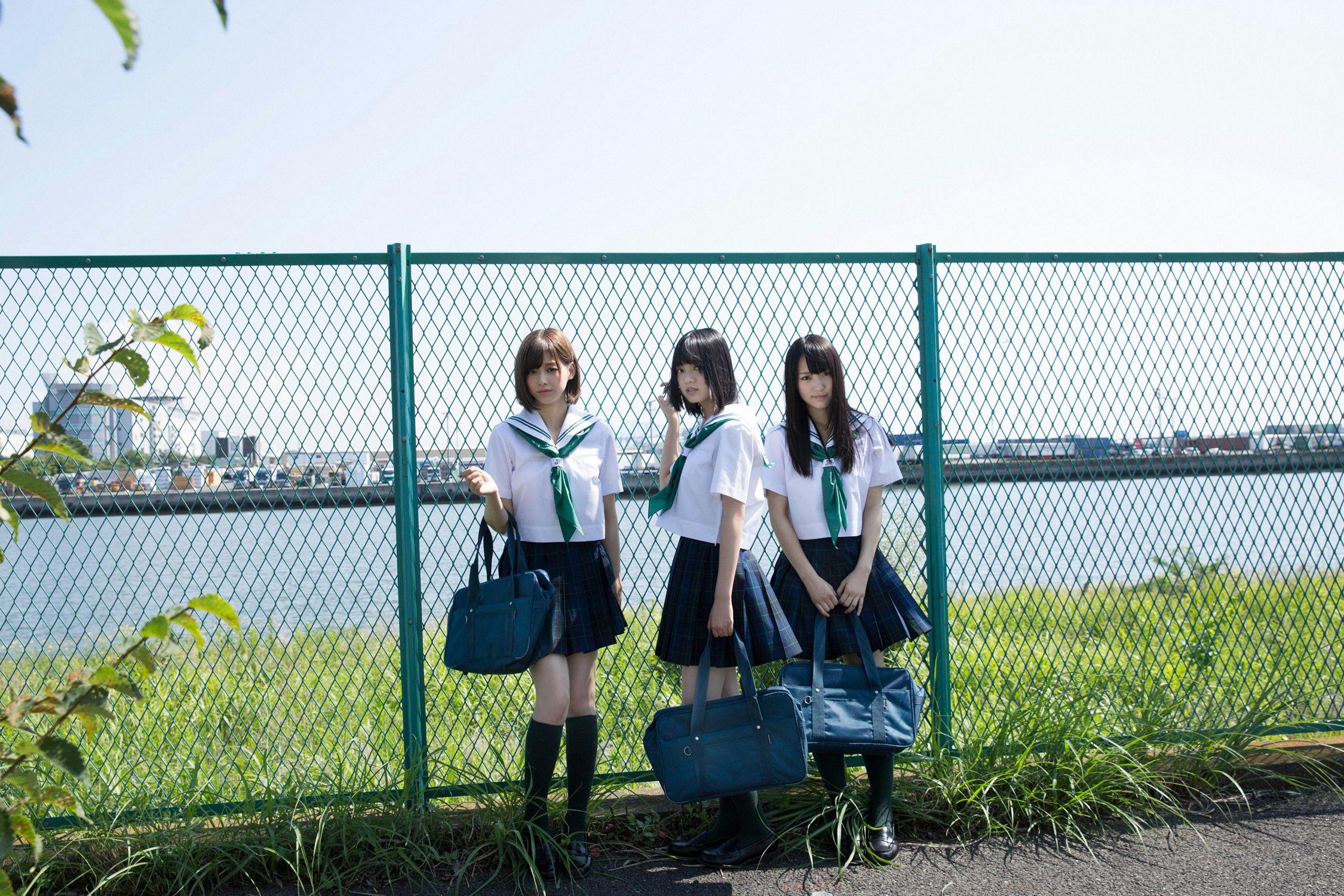 欅坂46- [YS Web]高清写真图 Vol.715 美少女组合