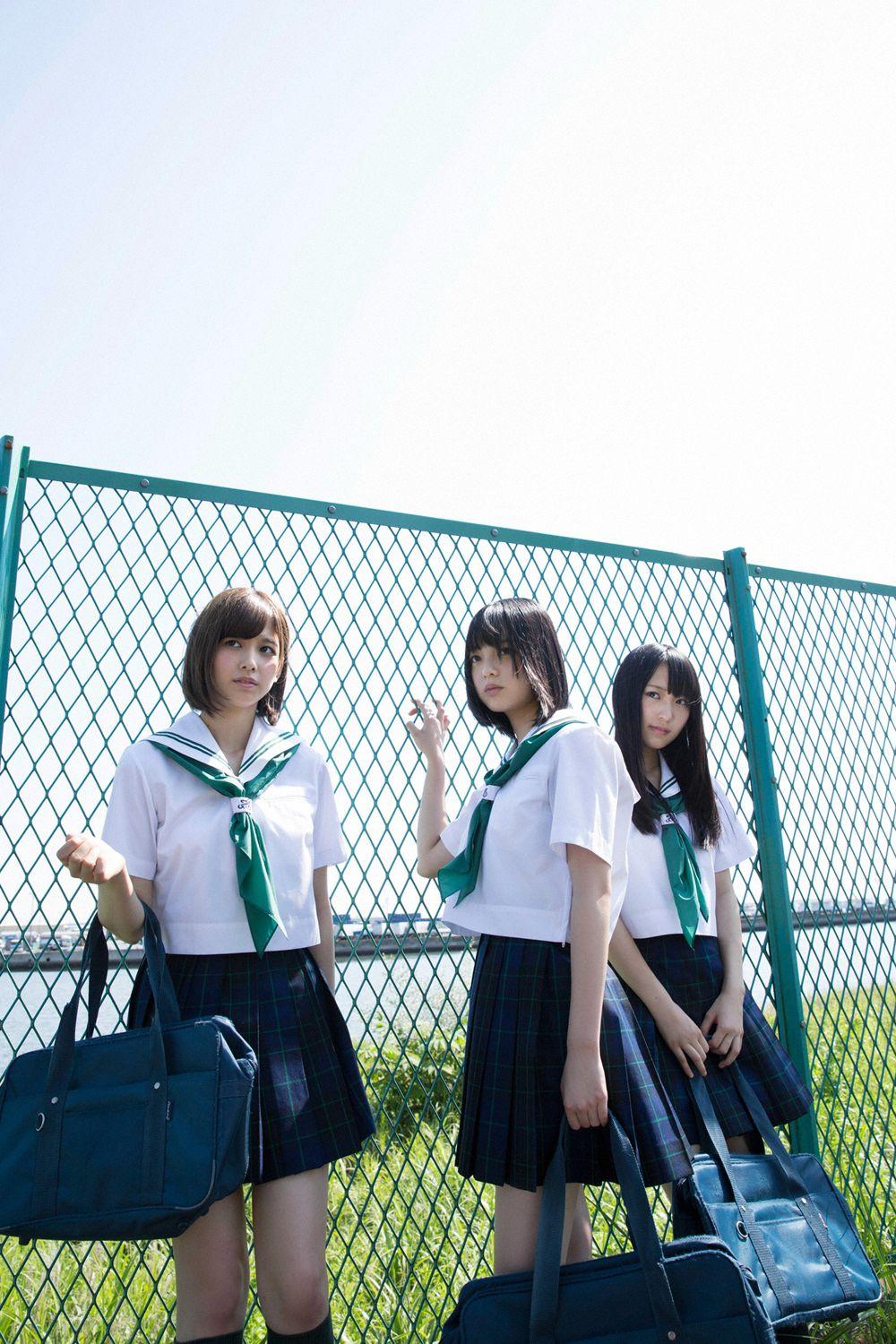 欅坂46- [YS Web]高清写真图 Vol.715 美少女组合