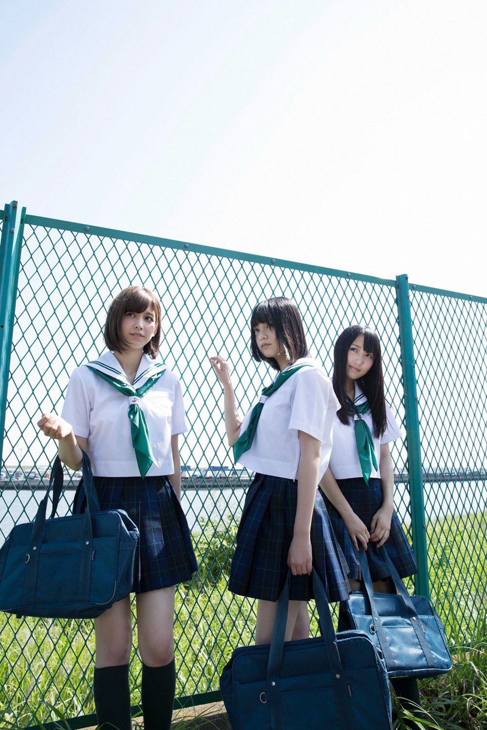 欅坂46- [YS Web]高清写真图 Vol.715 美少女组合