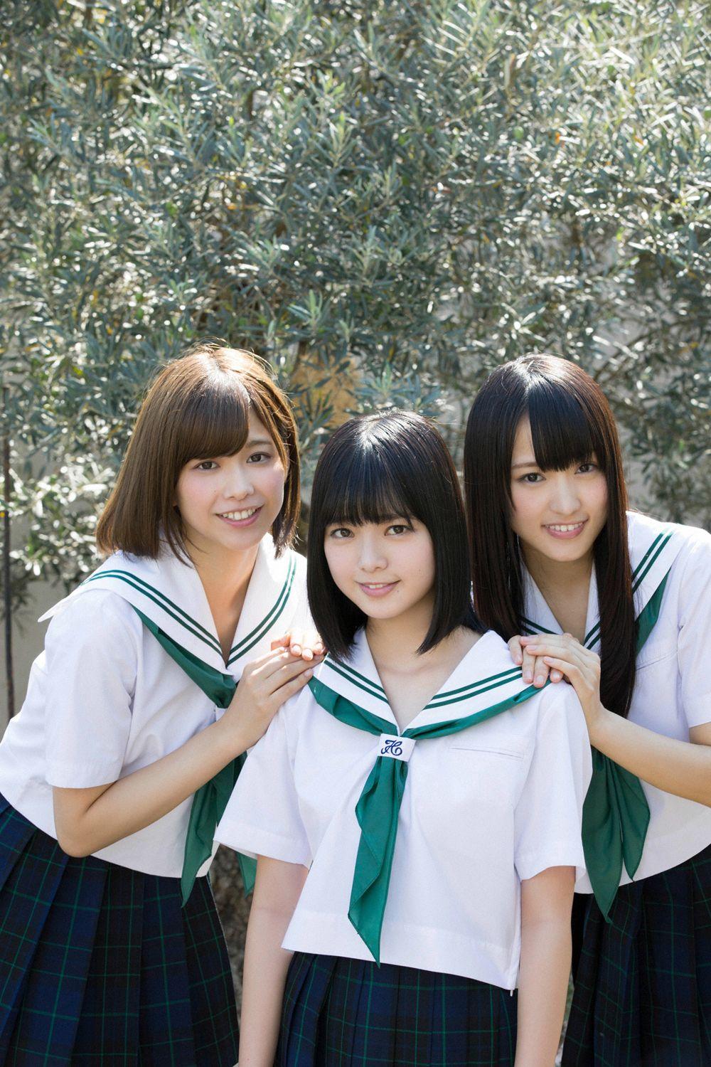 欅坂46- [YS Web]高清写真图 Vol.715 美少女组合