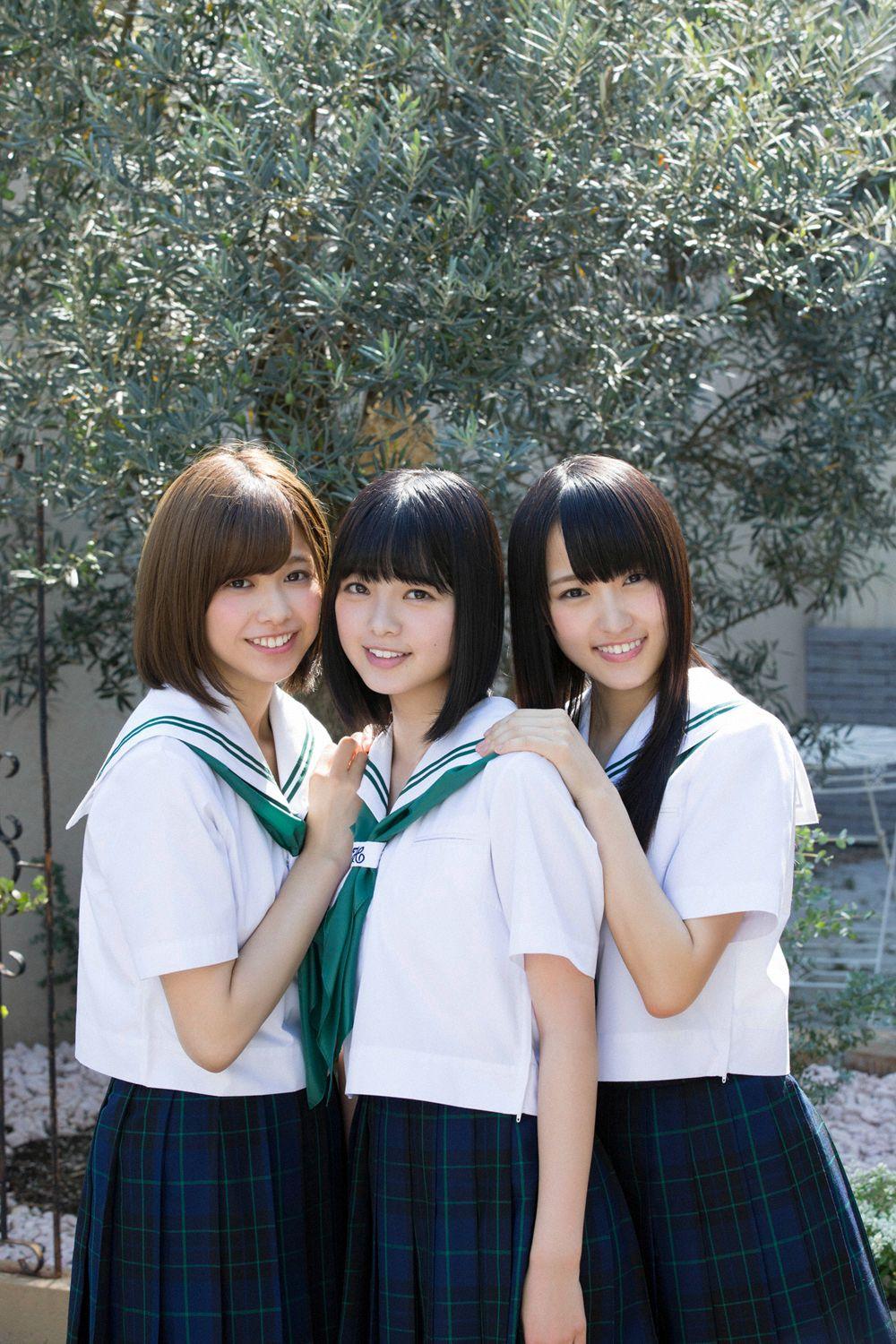 欅坂46- [YS Web]高清写真图 Vol.715 美少女组合