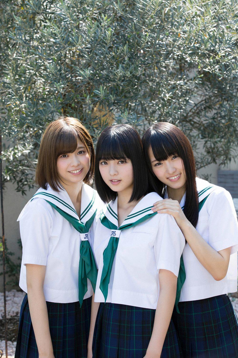 欅坂46- [YS Web]高清写真图 Vol.715 美少女组合