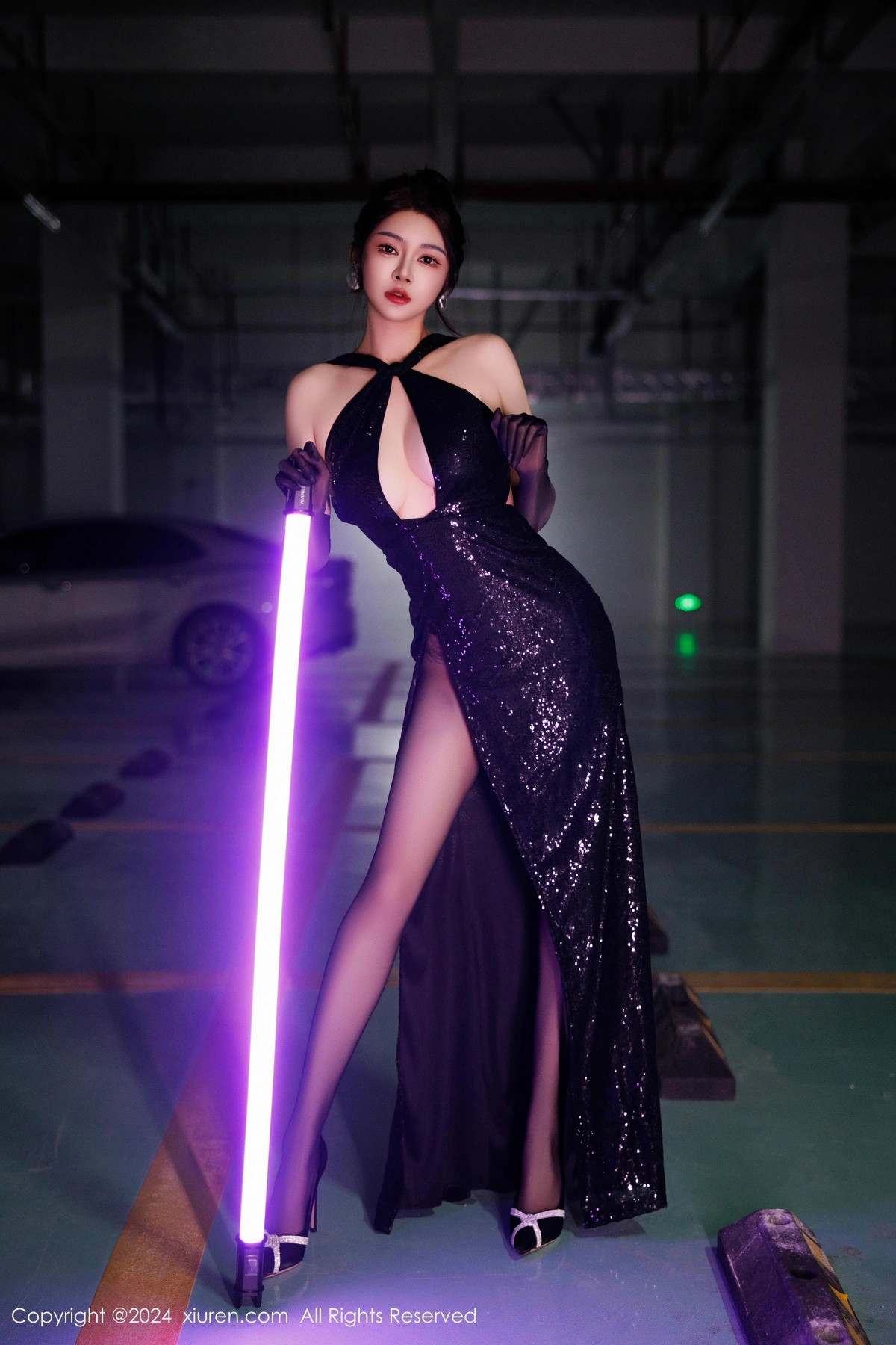 [XiuRen]高清写真图 2024.11.27 No.9512 凯竹Quinn 黑丝美臀