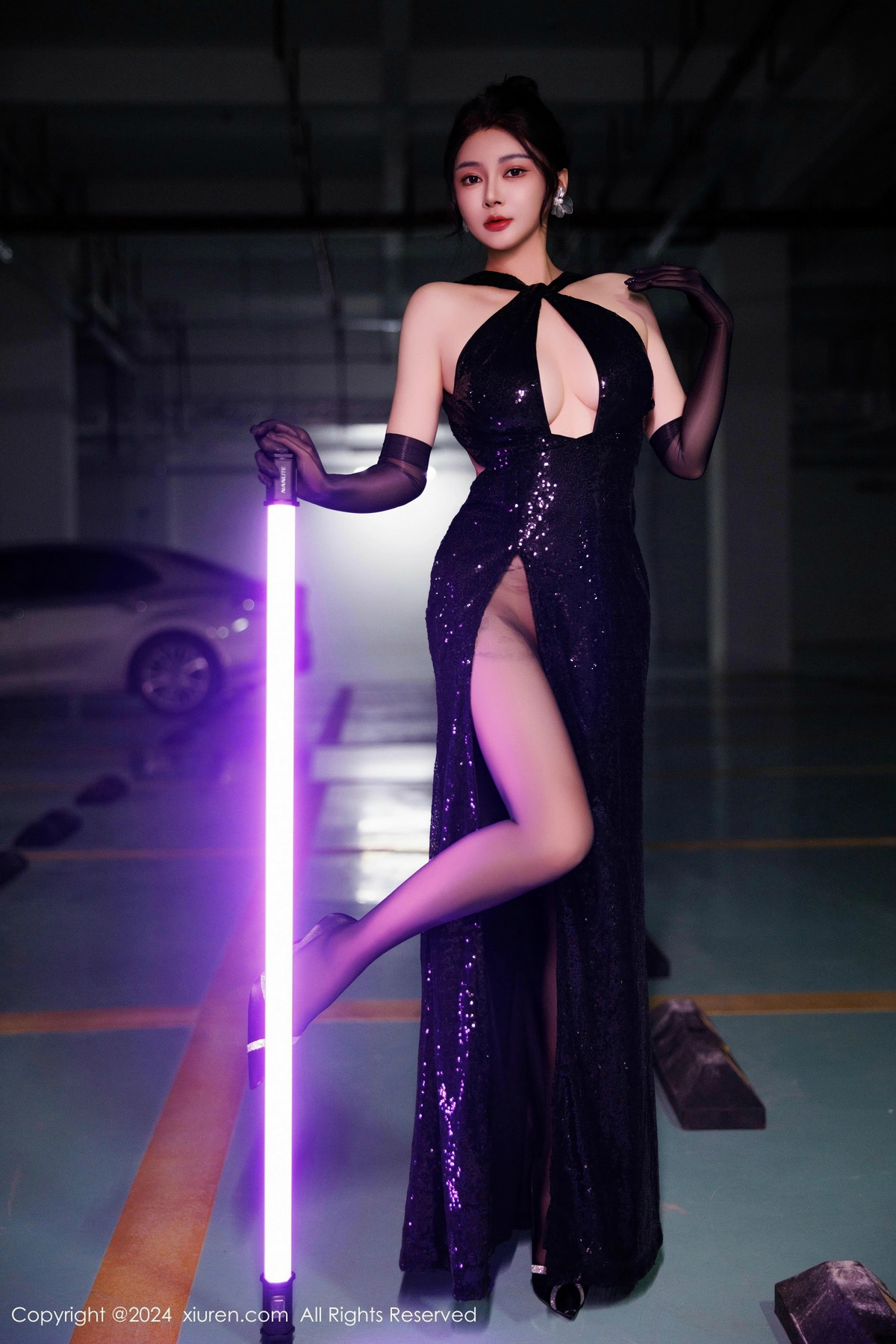 [XiuRen]高清写真图 2024.11.27 No.9512 凯竹Quinn 黑丝美臀