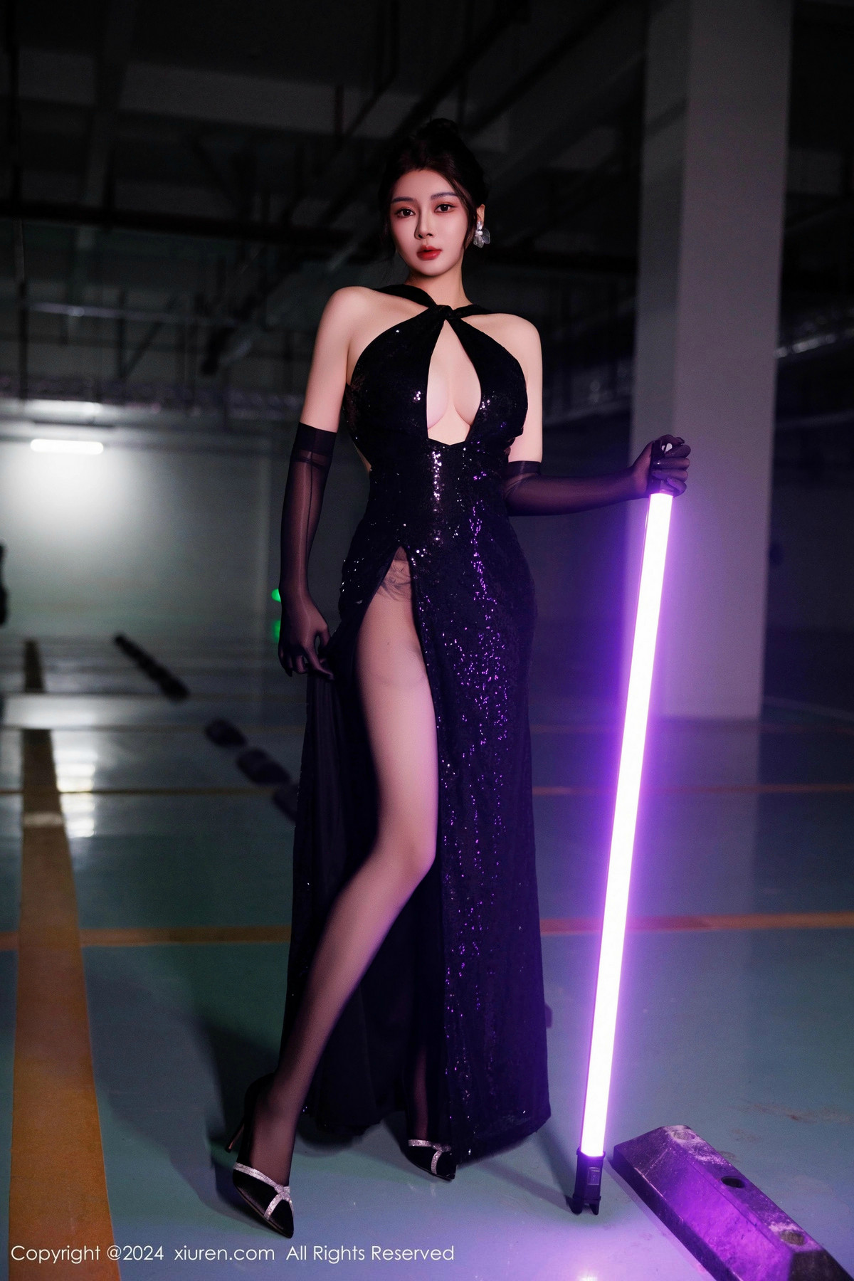 [XiuRen]高清写真图 2024.11.27 No.9512 凯竹Quinn 黑丝美臀