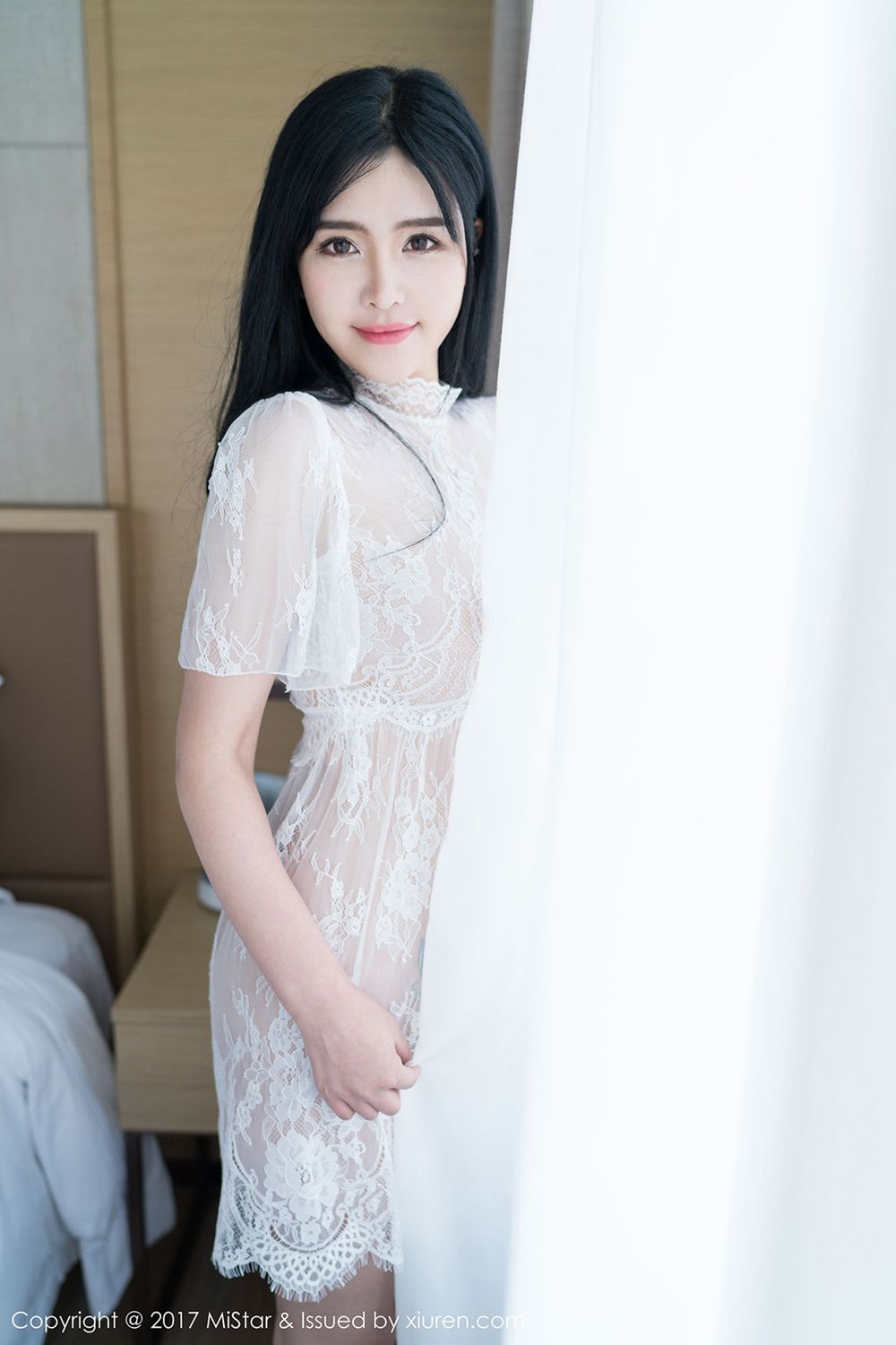 魅妍女神刘钰儿 透视雪纺蕾丝风情
