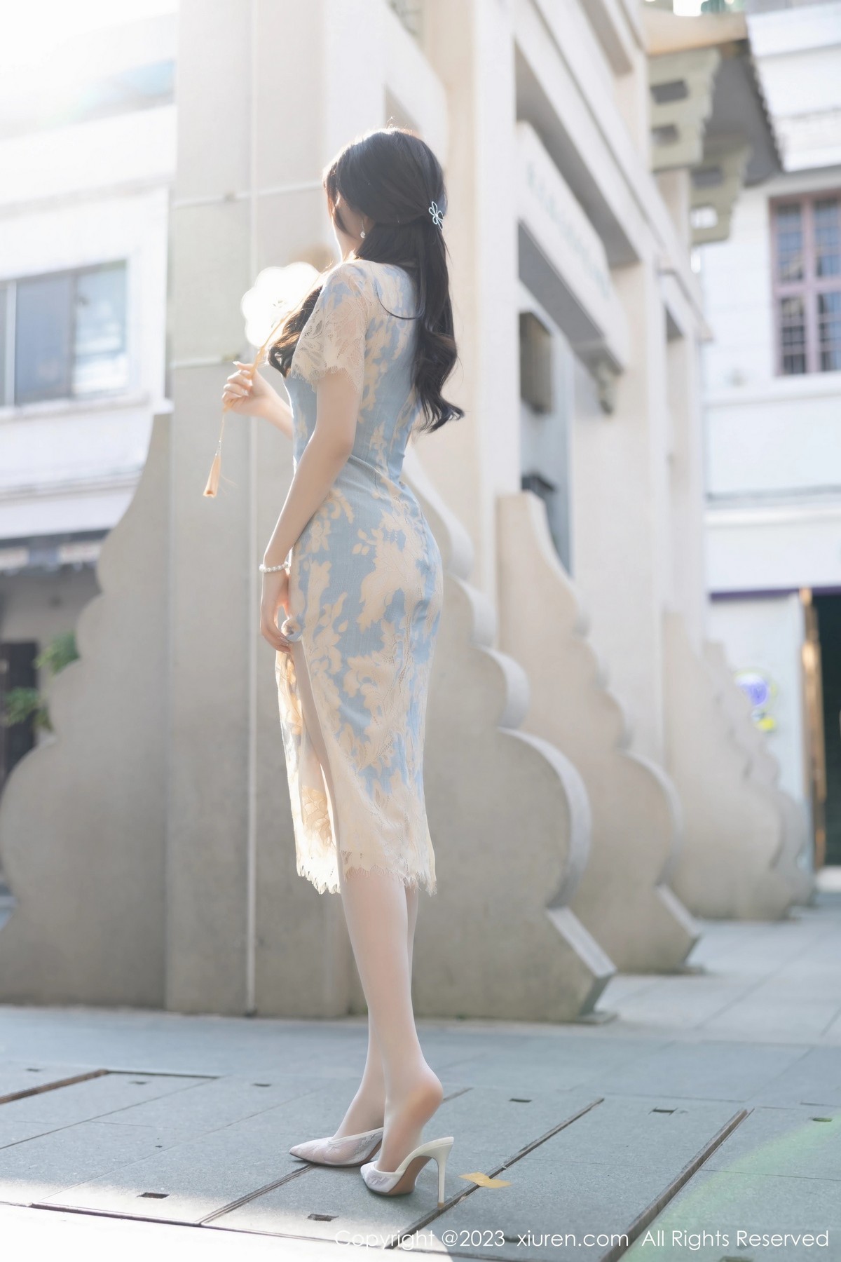 [XiuRen]高清写真图 2023.03.17 No.6434 徐莉芝Booty 旗袍美腿