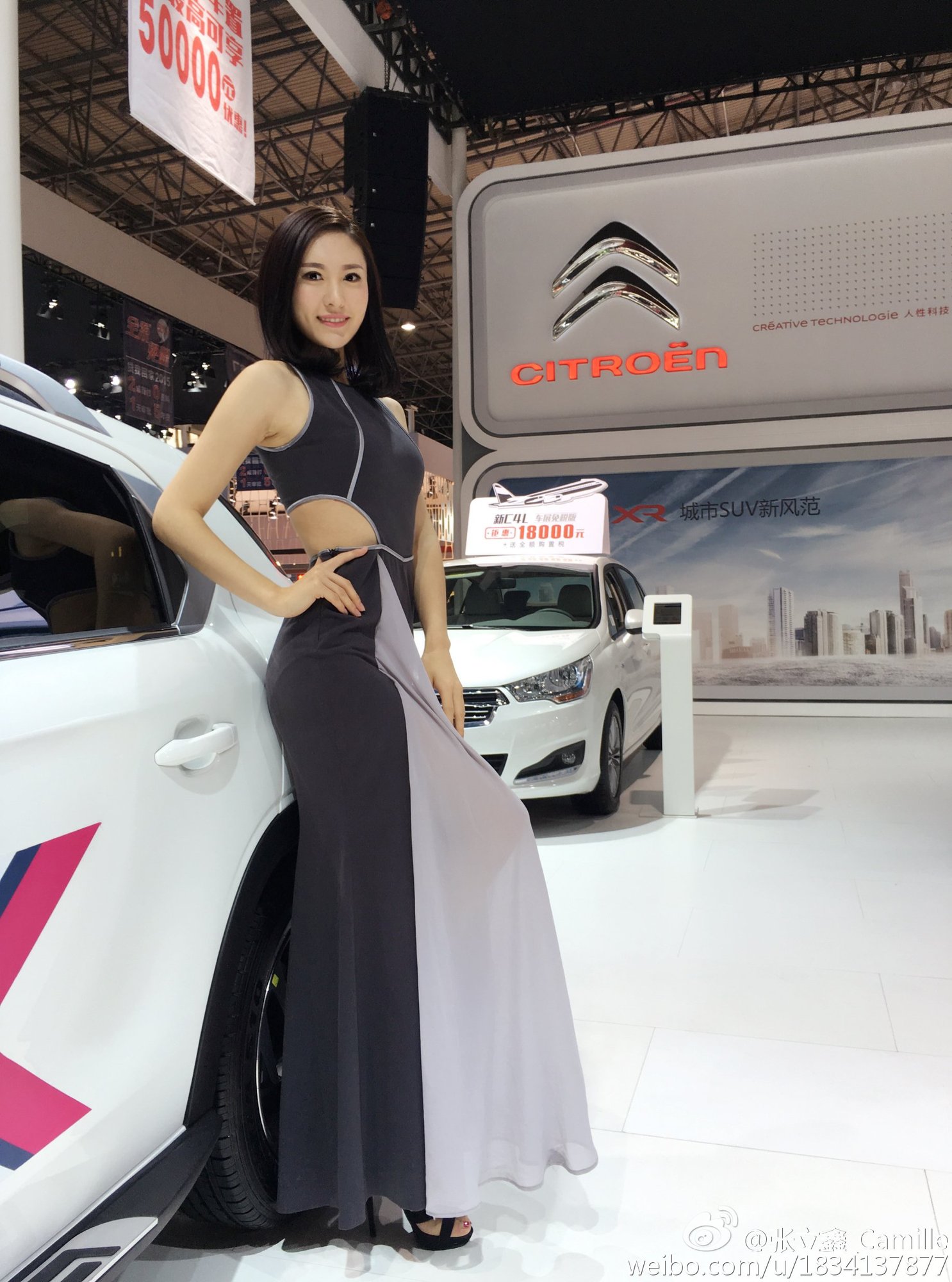 张立鑫Camille 美人儿车模俏丽图片秀