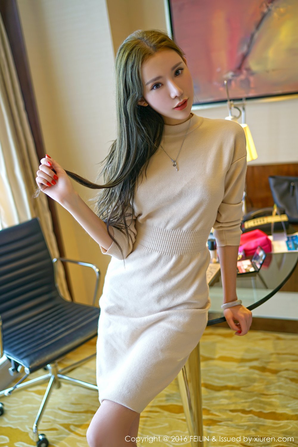 萌琪琪 [FEILIN嗲囡囡]高清写真图2016.10.21 VOL.059