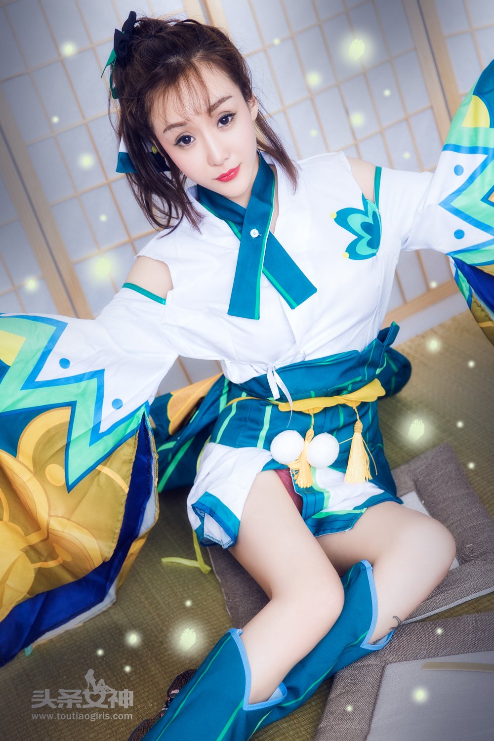 小米粒- [TouTiao头条女神]高清写真图 2017-3-25 最美莹草COS