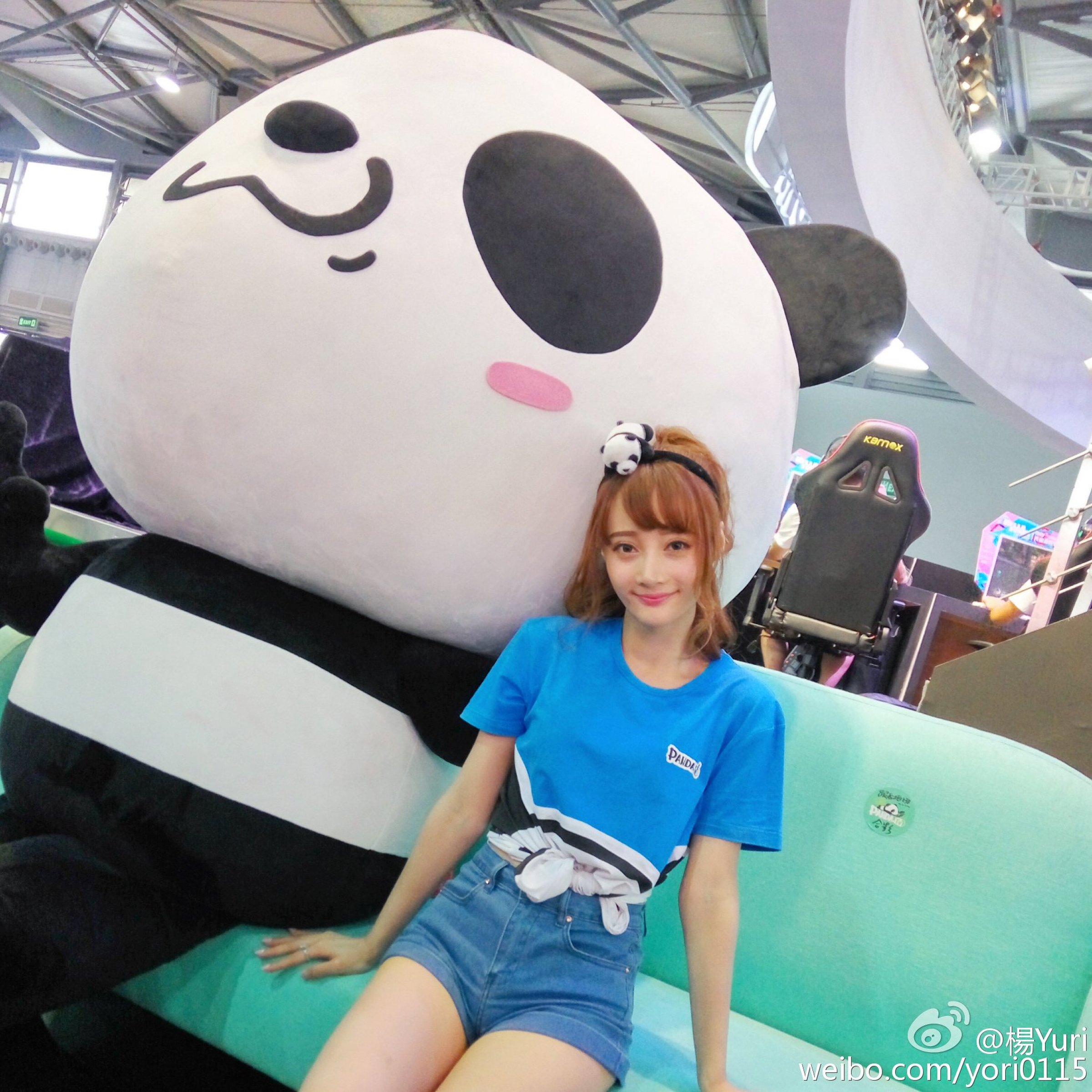 杨文佳 2016ChinaJoy熊猫tv展台SG