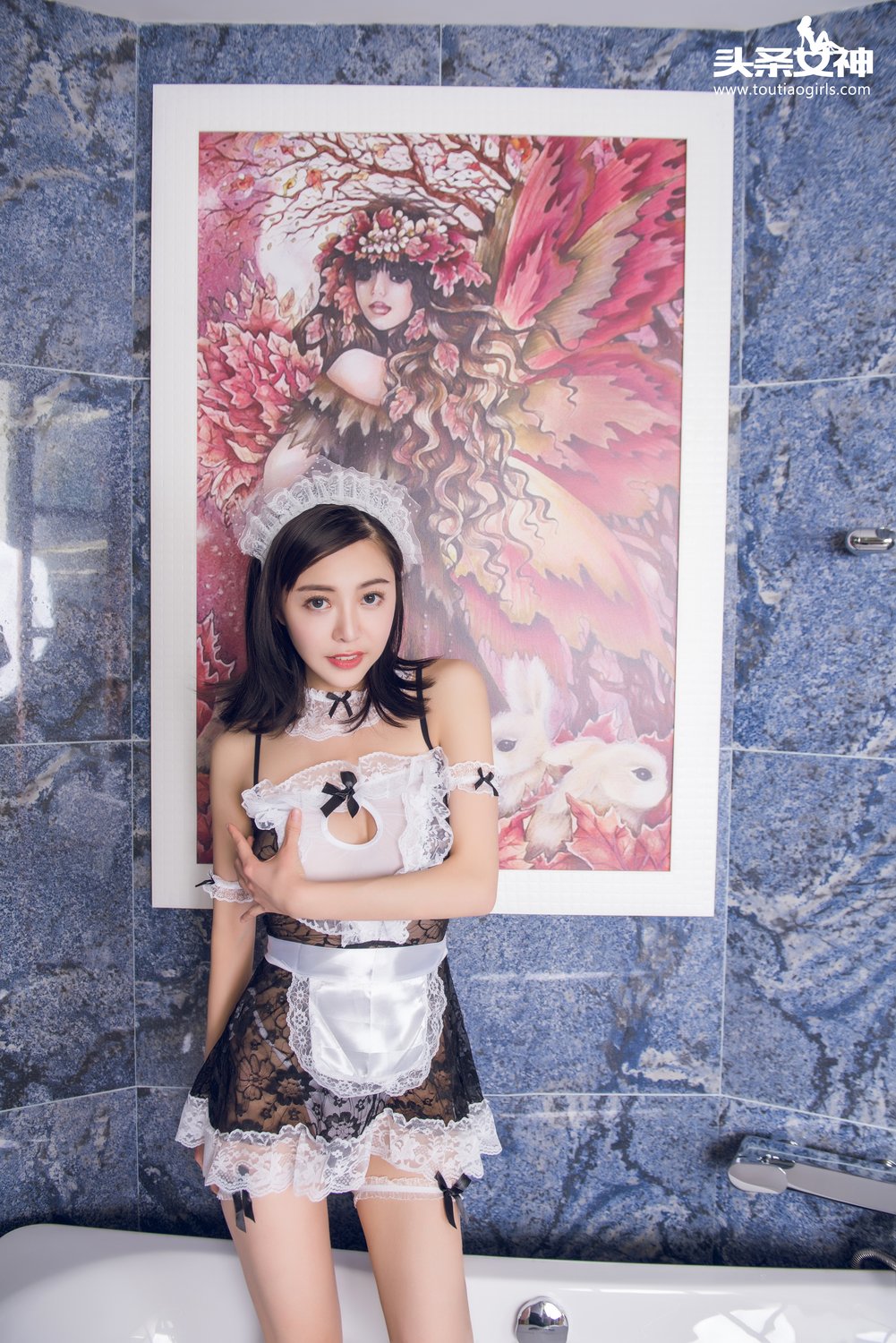小爱 [TouTiao头条女神]高清写真图2016-12-23 人间の绘画