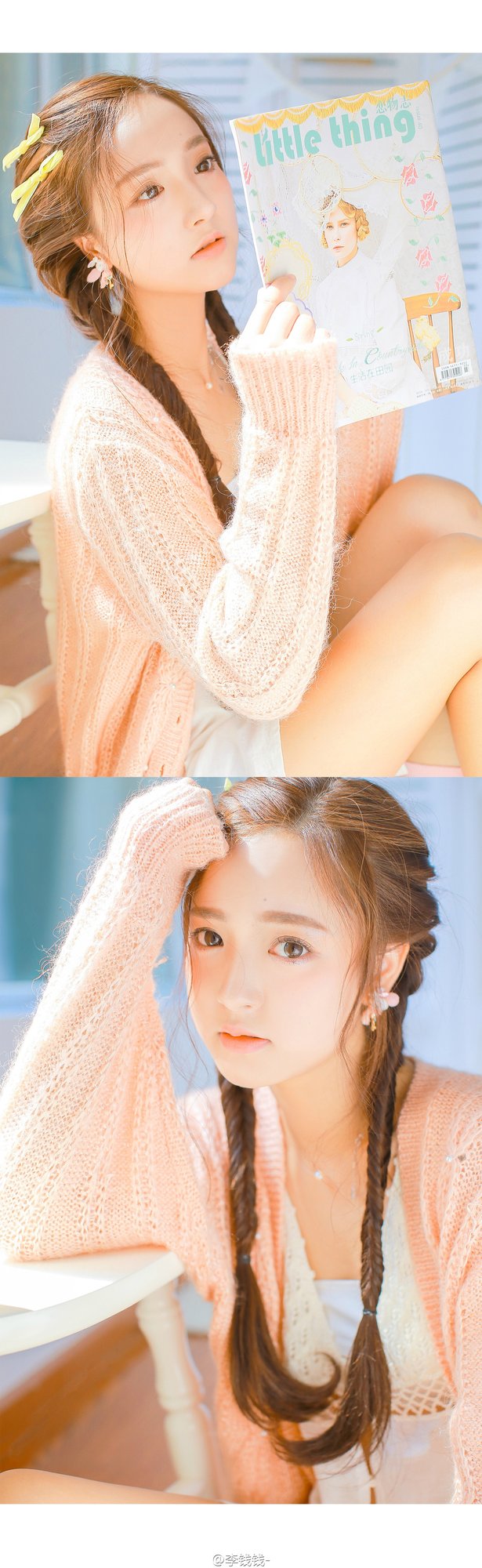 窦鹤鑫 治愈系网拍妹子写真图