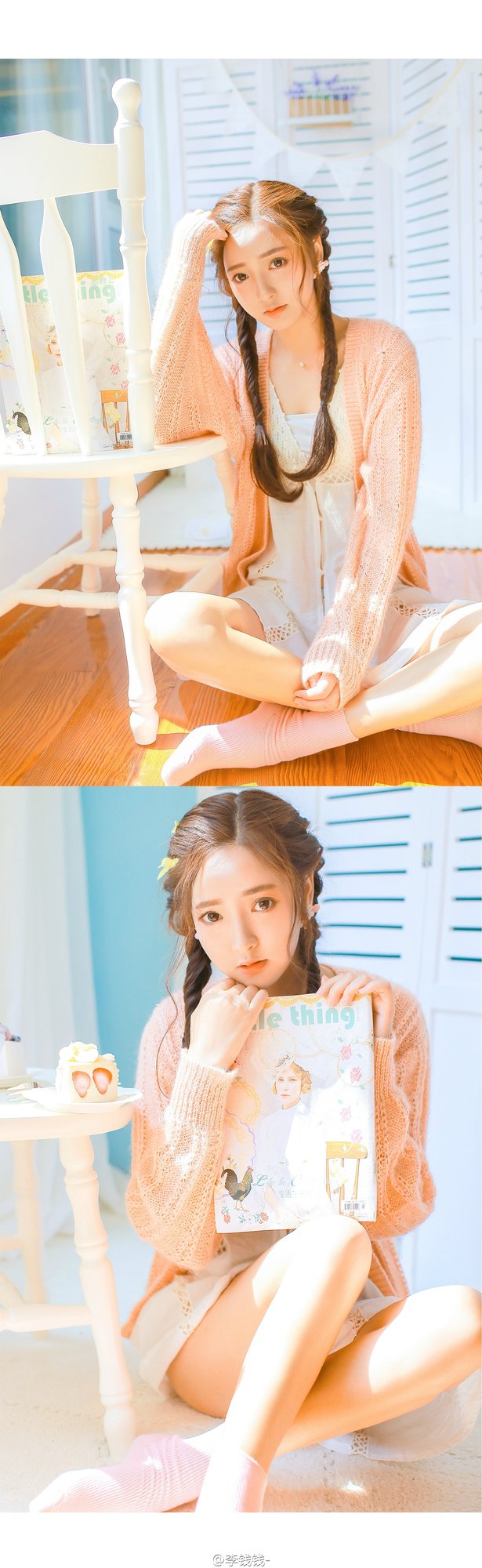 窦鹤鑫 治愈系网拍妹子写真图
