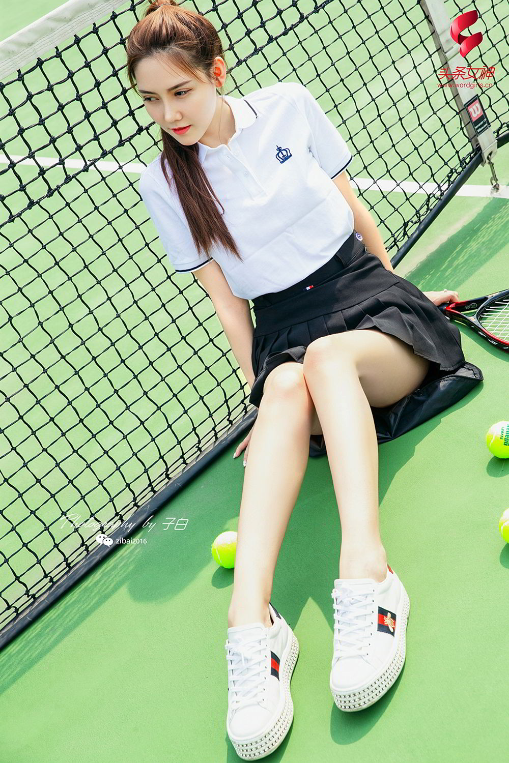 [TouTiao头条女神]高清写真图 2019.07.13 我是网球美少女 莎伦