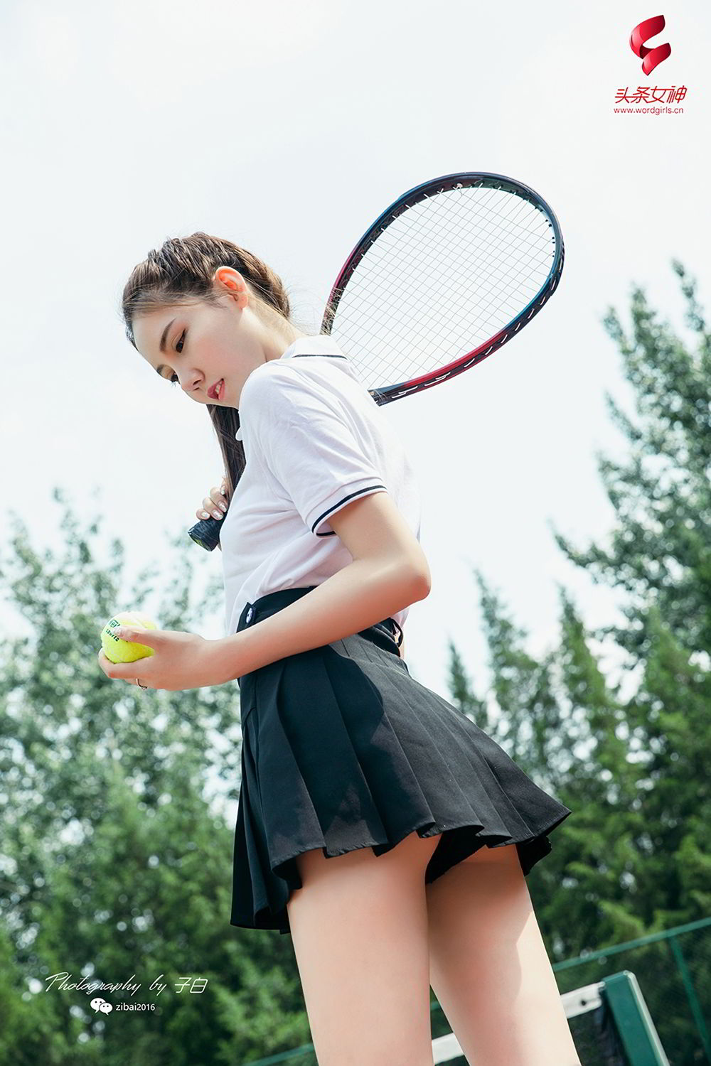 [TouTiao头条女神]高清写真图 2019.07.13 我是网球美少女 莎伦