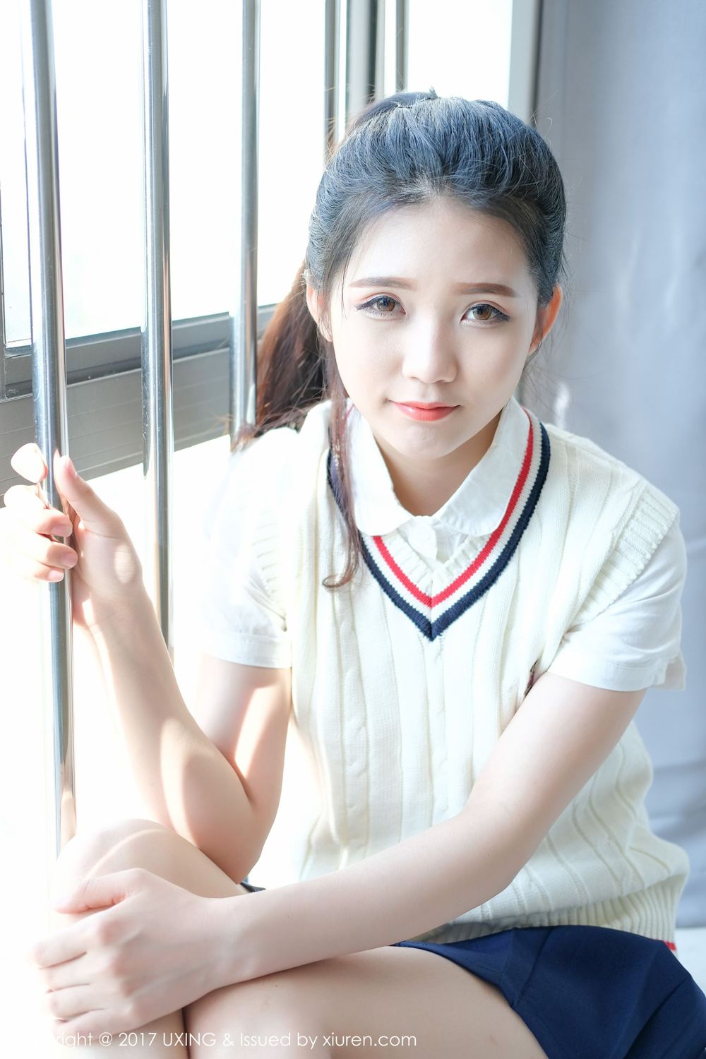 清纯妹子可爱的小叶子 学生服清纯甜美动人