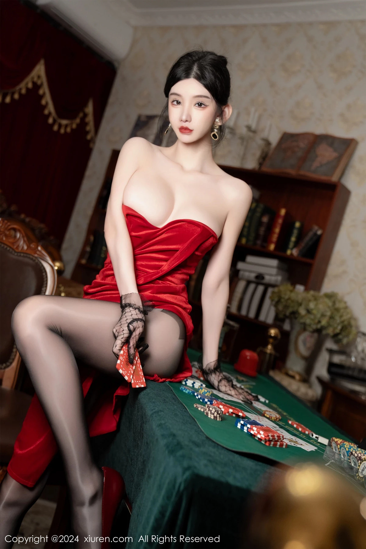 [XiuRen]高清写真图 2024.02.08 No.8097 周于希Sally 黑丝美臀