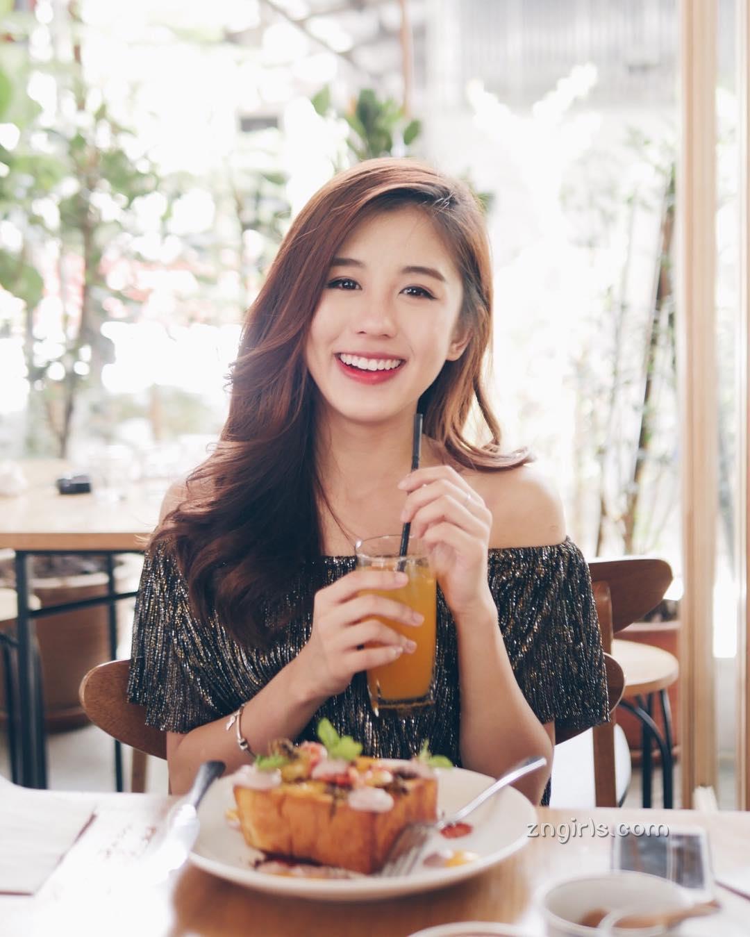 大马正妹Kelly Tan 笑容甜美小清新