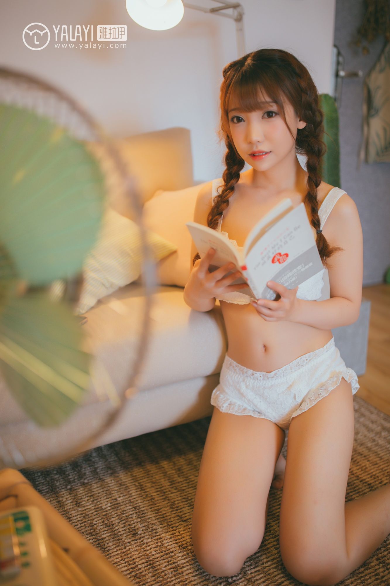 [YALAYI雅拉伊]高清写真图 2019.03.20 No.061 白色桔梗花 水花儿