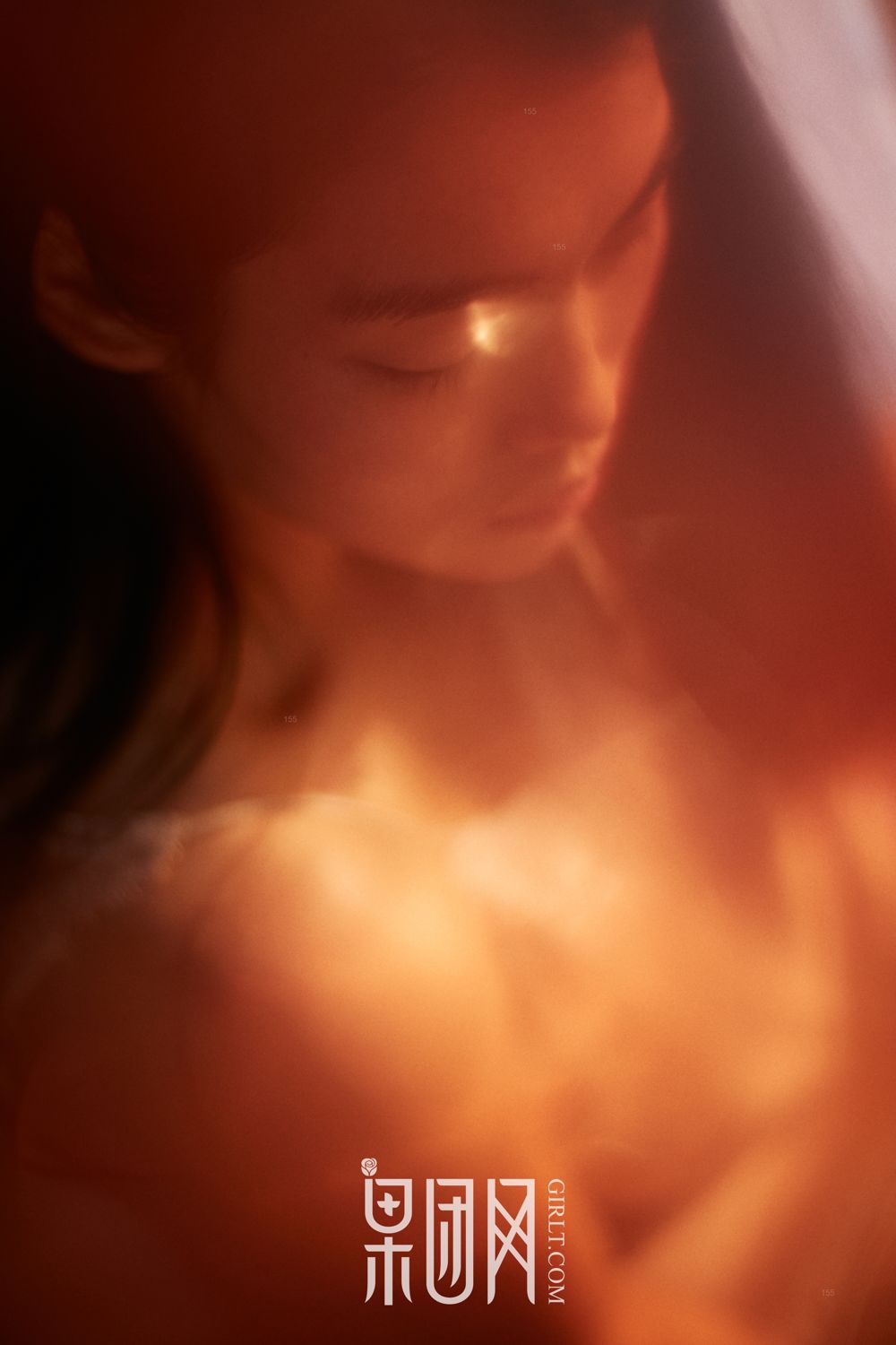 蔷薇女神 白色蕾丝内衣诱惑