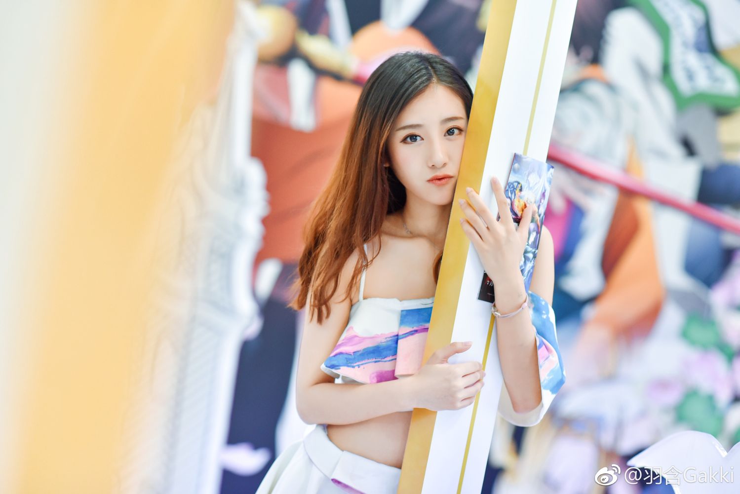斗鱼女主播羽含Gakki微博私房照