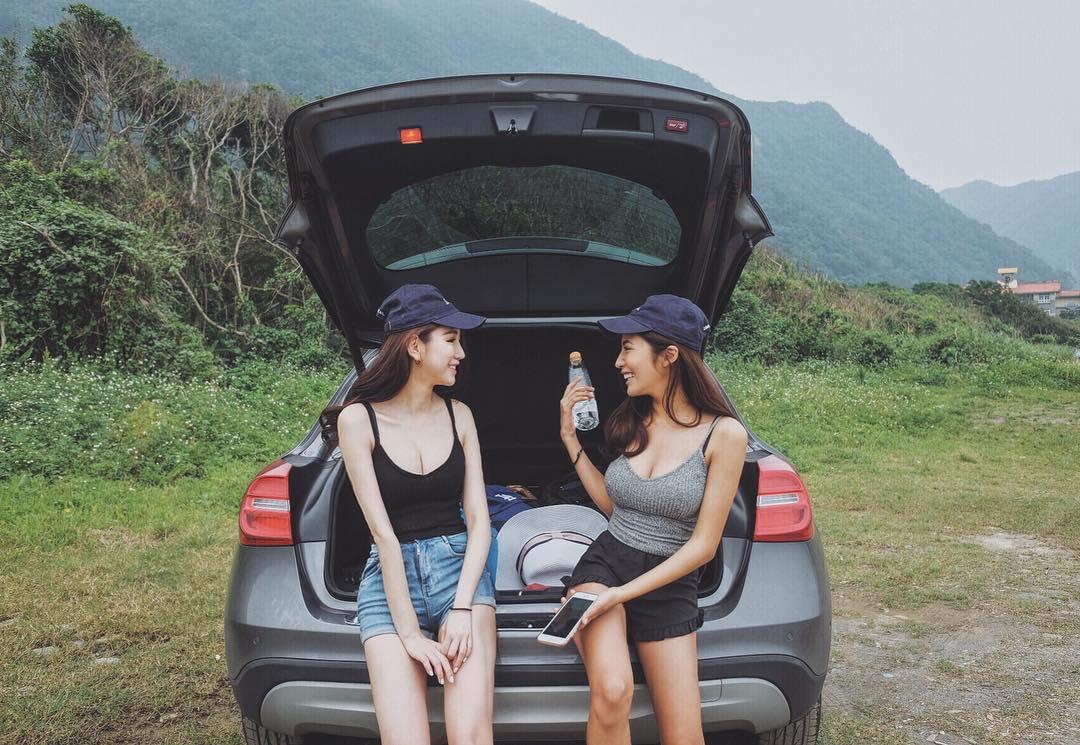 混血台妹羿蒨 背心无敌组合