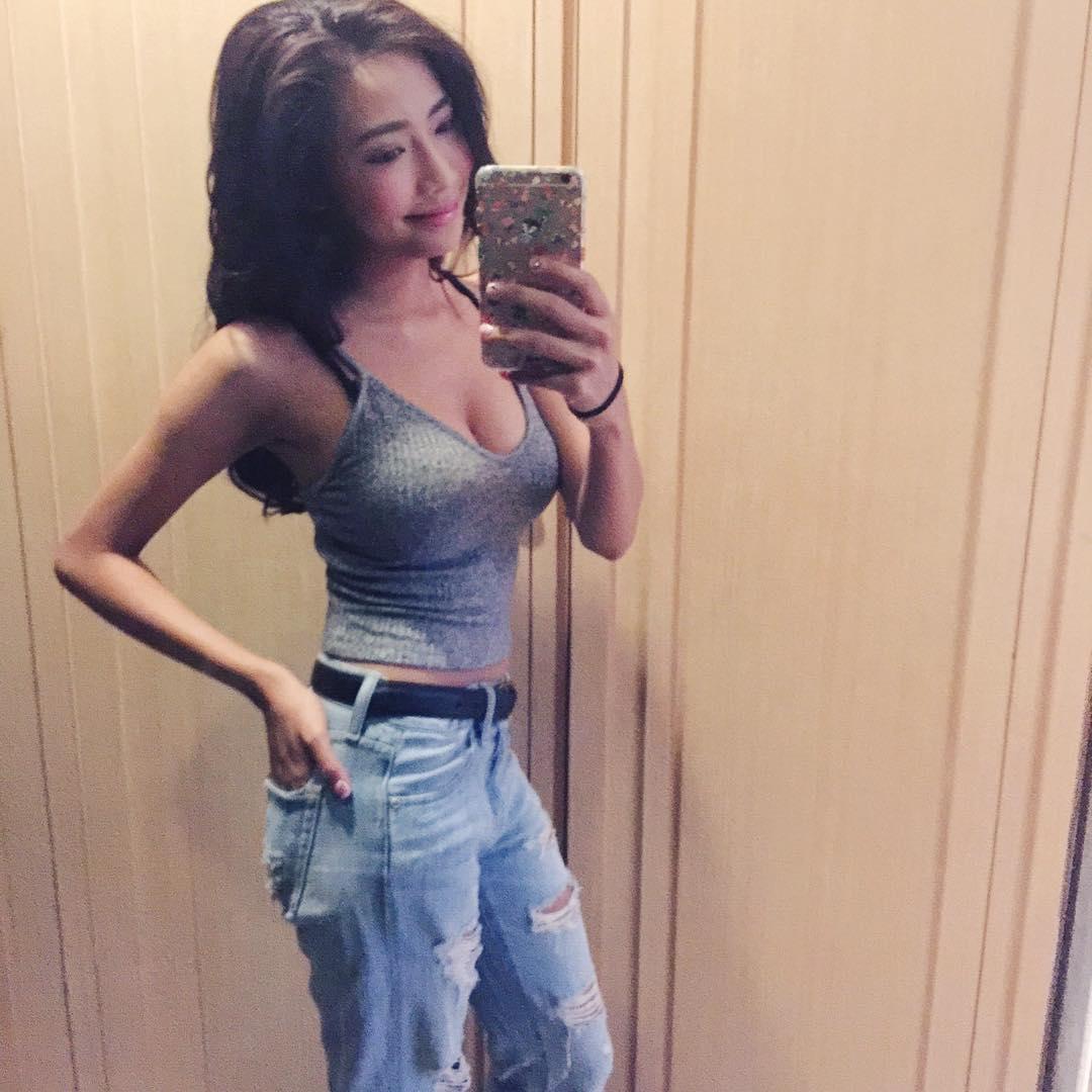 混血台妹羿蒨 背心无敌组合
