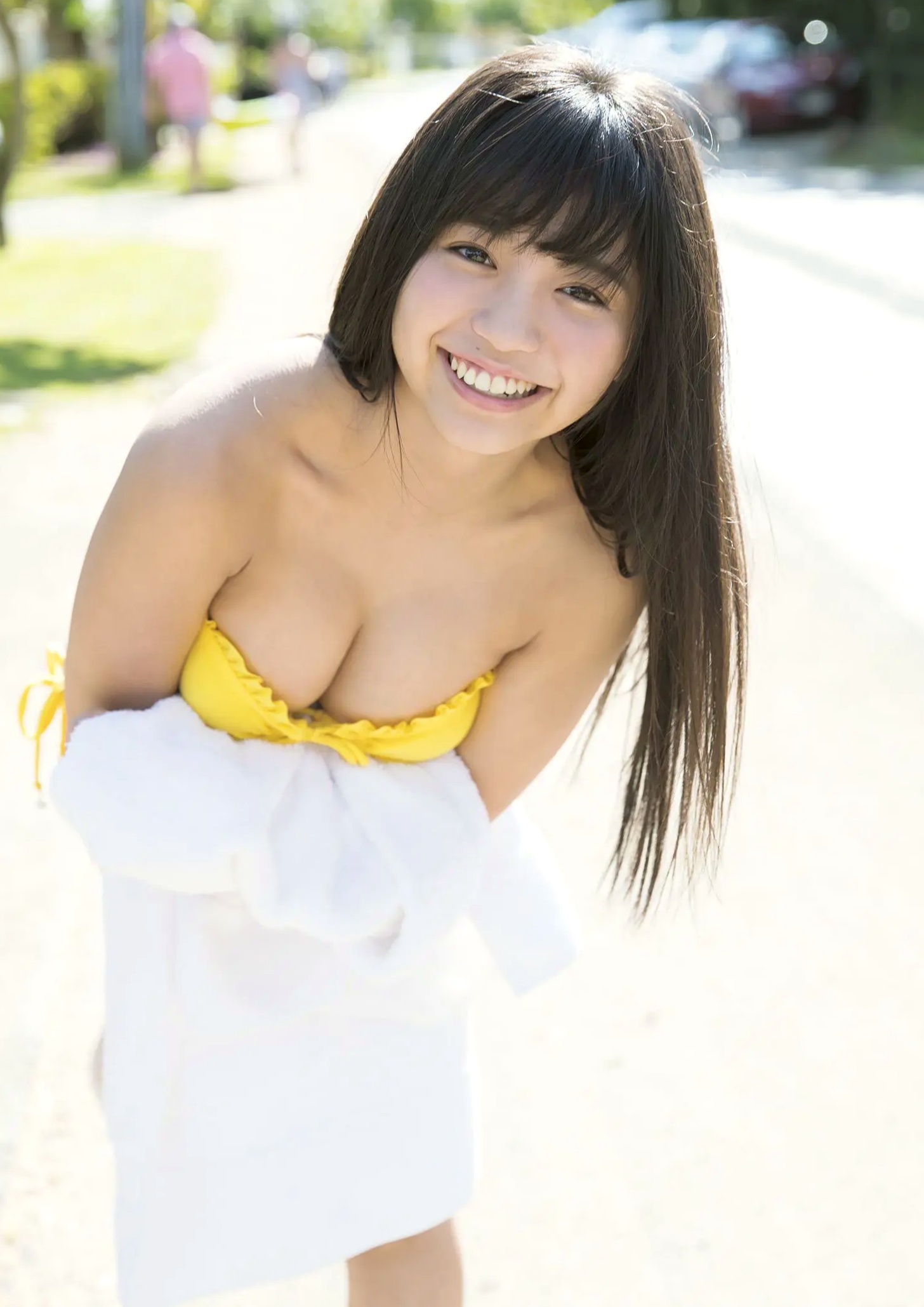 大原优乃《ゆうのだけ》高清写真：清纯校服与阳光比基尼的治愈系美少女 [151P]