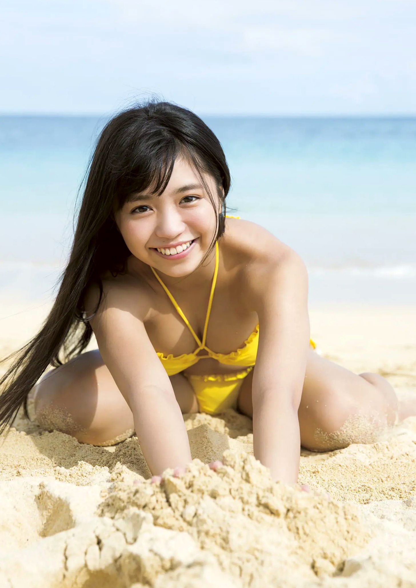 大原优乃《ゆうのだけ》高清写真：清纯校服与阳光比基尼的治愈系美少女 [151P]