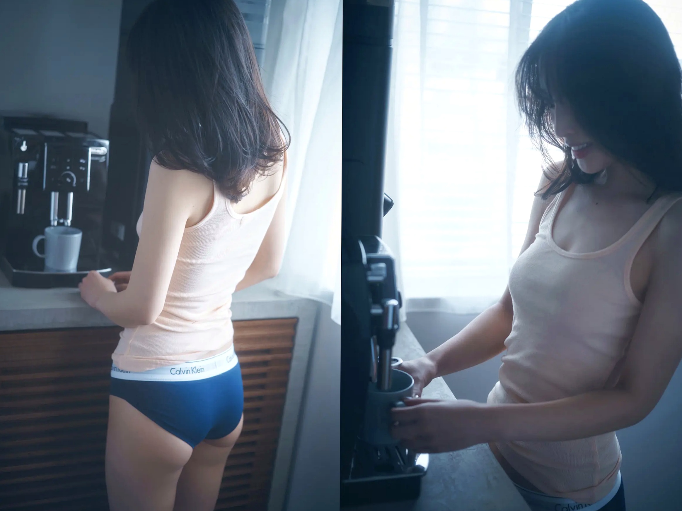 神部美咲 - ここだけの話 vol.1 柔光家居私房内衣美臀性感写真