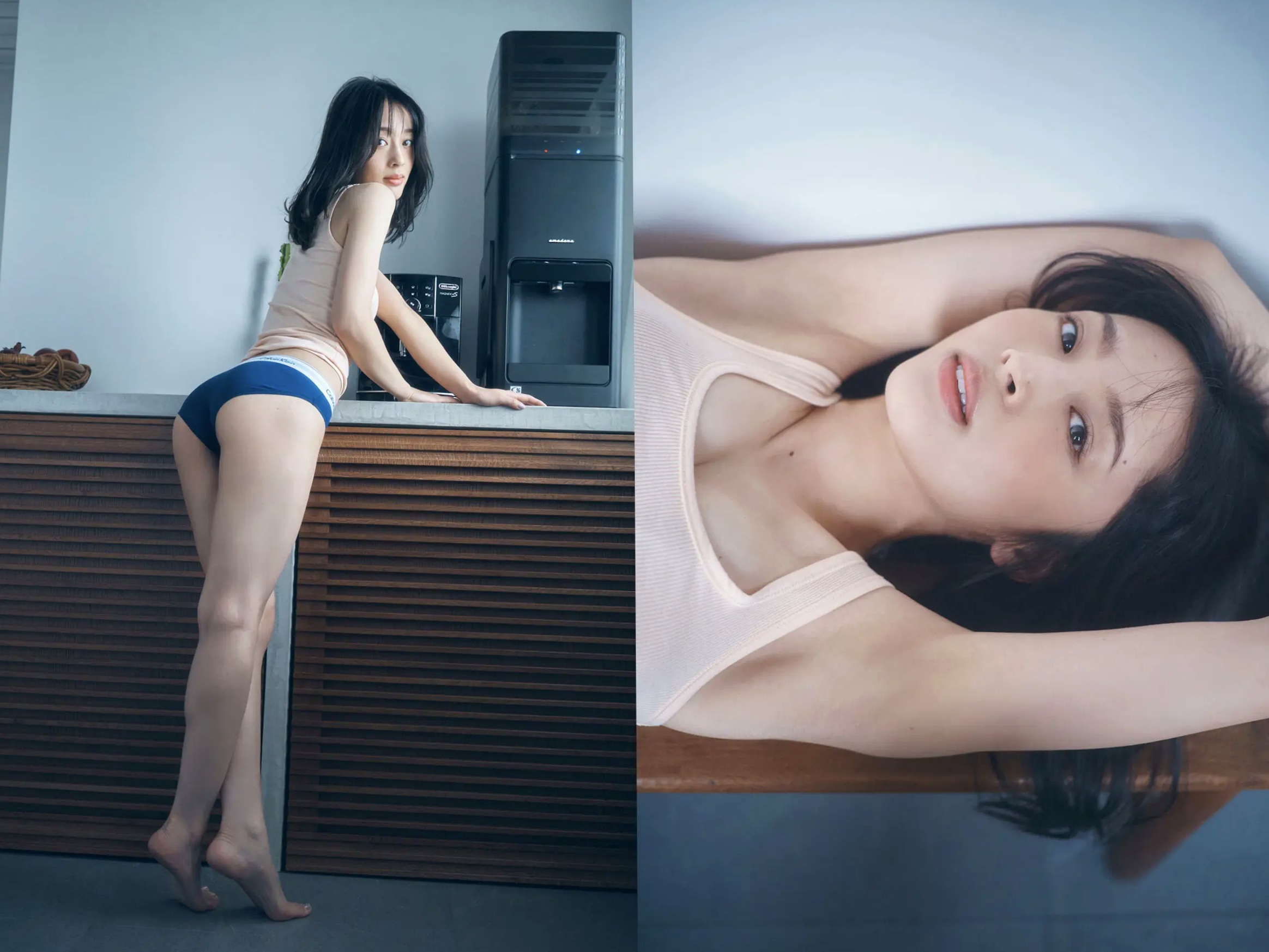 神部美咲 - ここだけの話 vol.1 柔光家居私房内衣美臀性感写真