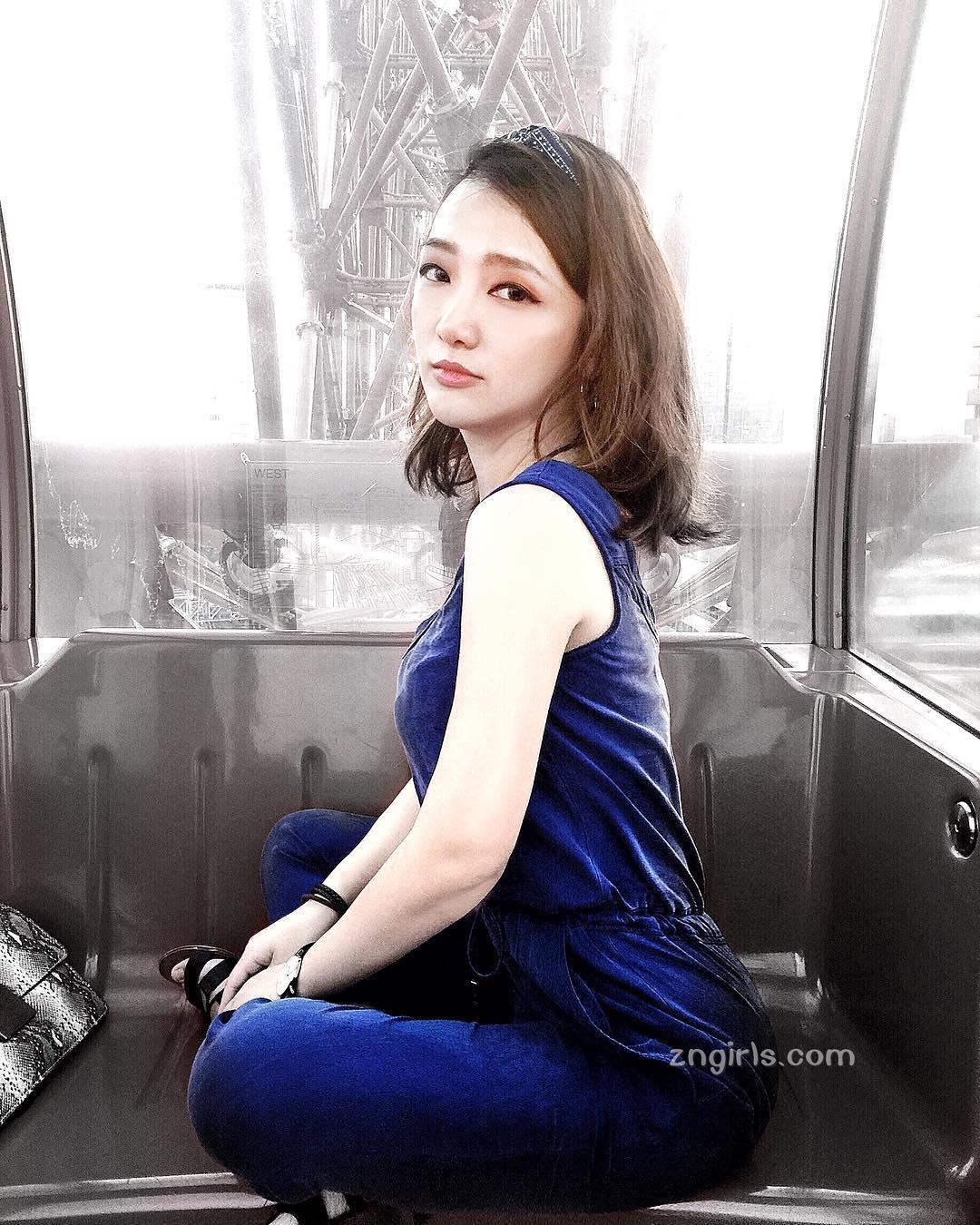 好胸女孩Kimber Tsai 那走遍世界的打卡照