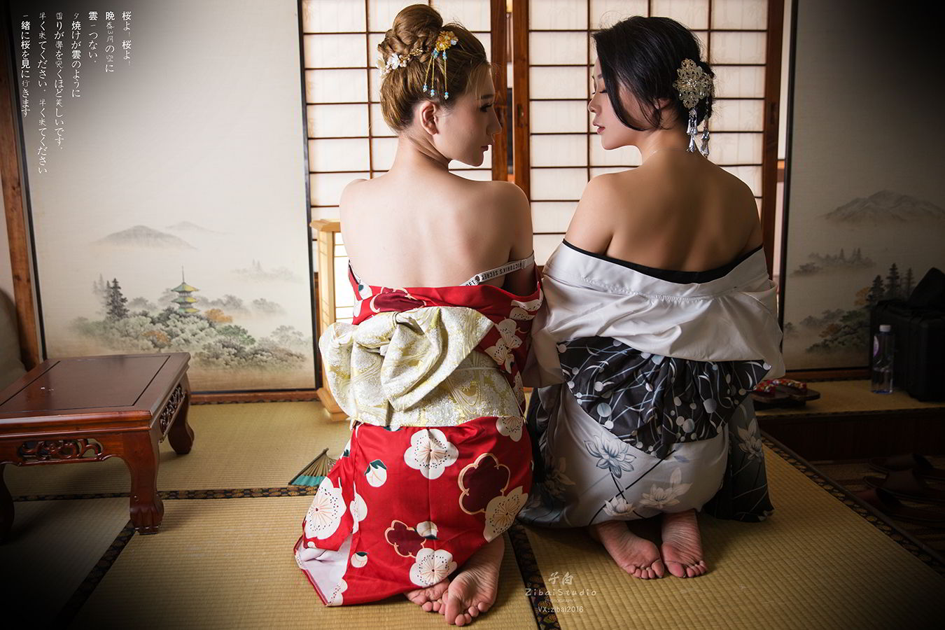 [TouTiao头条女神]高清写真图 2020-04-15 和风花与蛇 玄子&刘瑾希