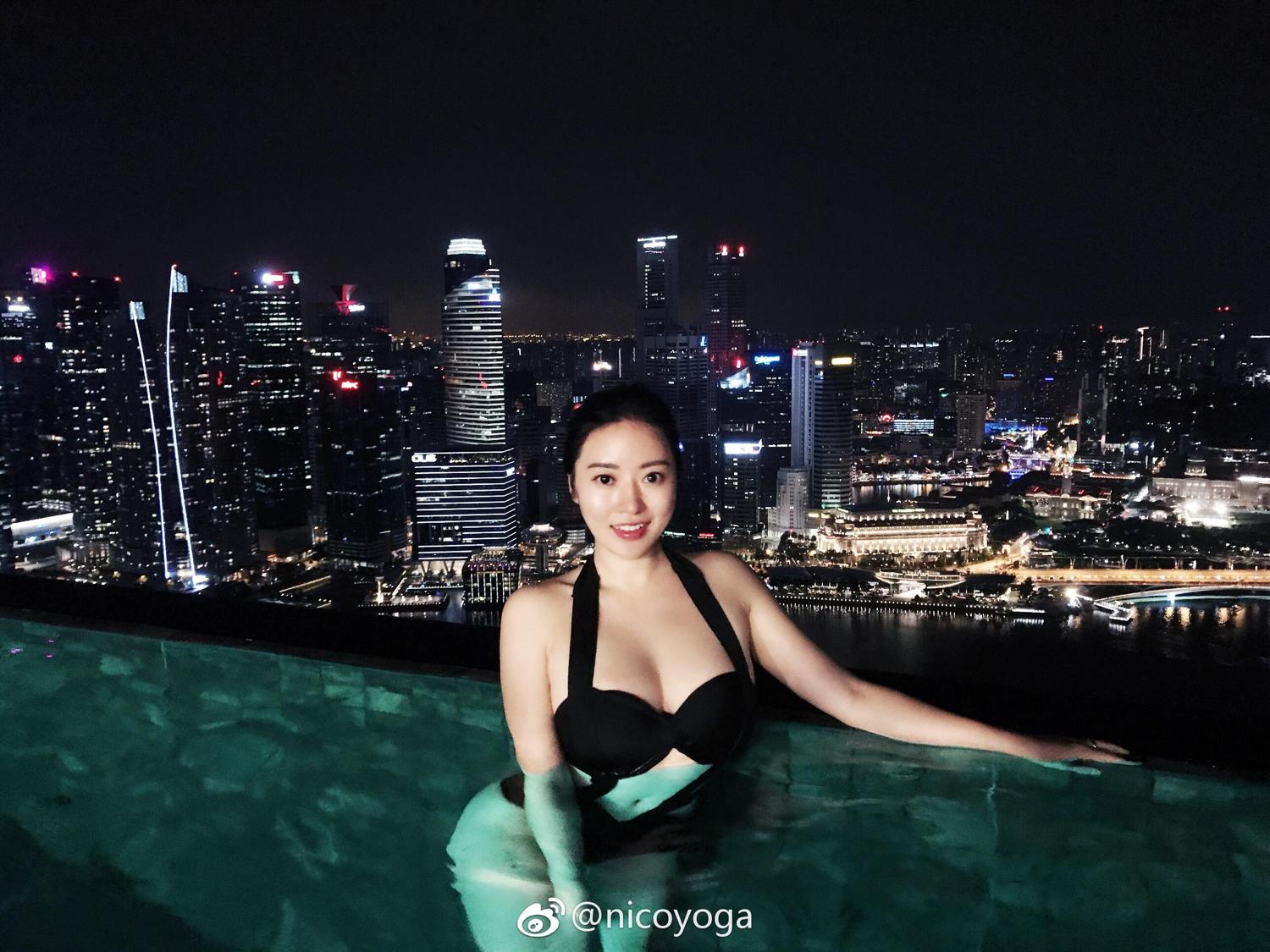 瑜伽女神蒋娉婷 不科学的超好身型