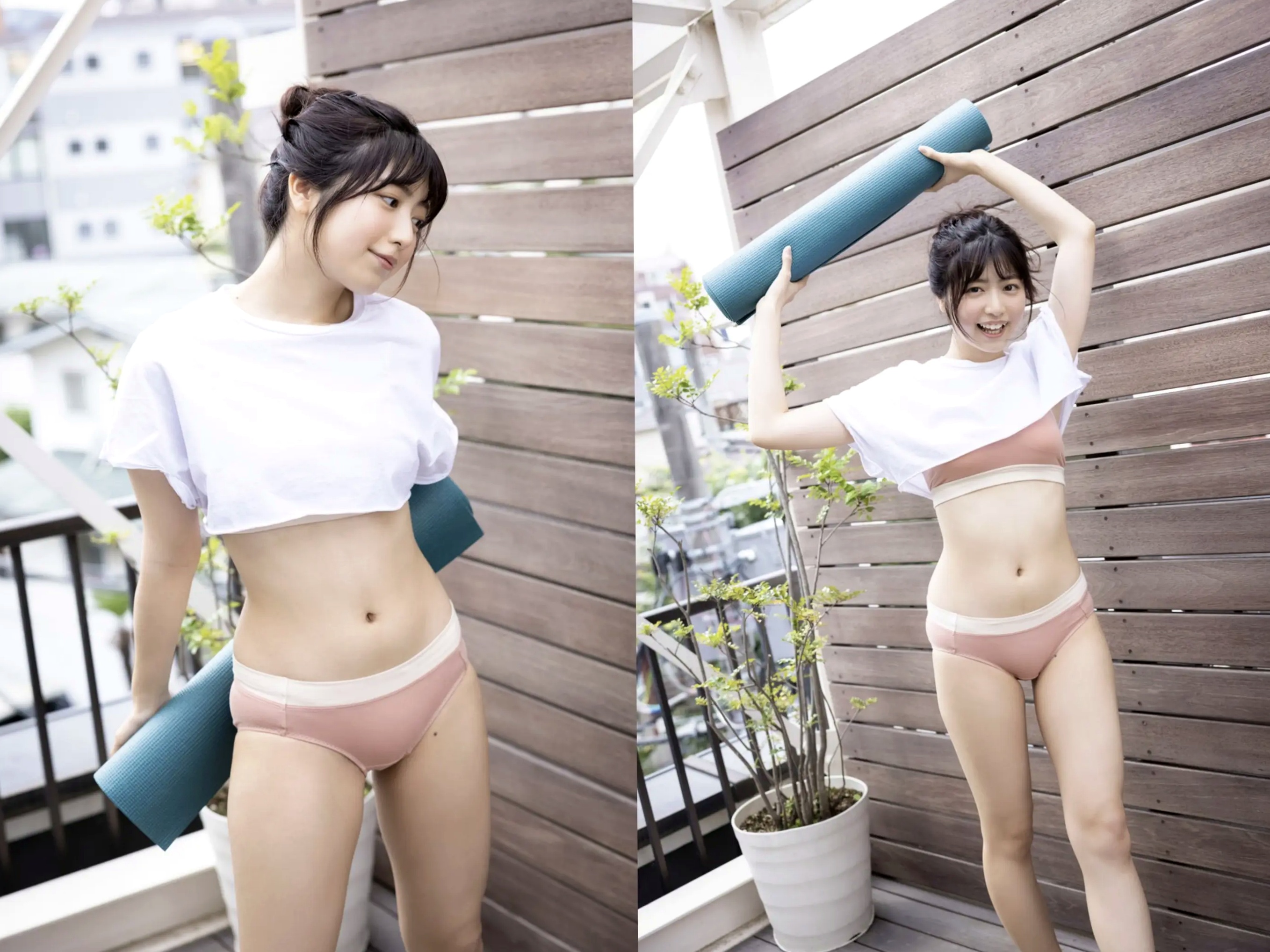 吉田莉桜 - となりの天使 日系清纯居家比基尼性感写真 [46P]