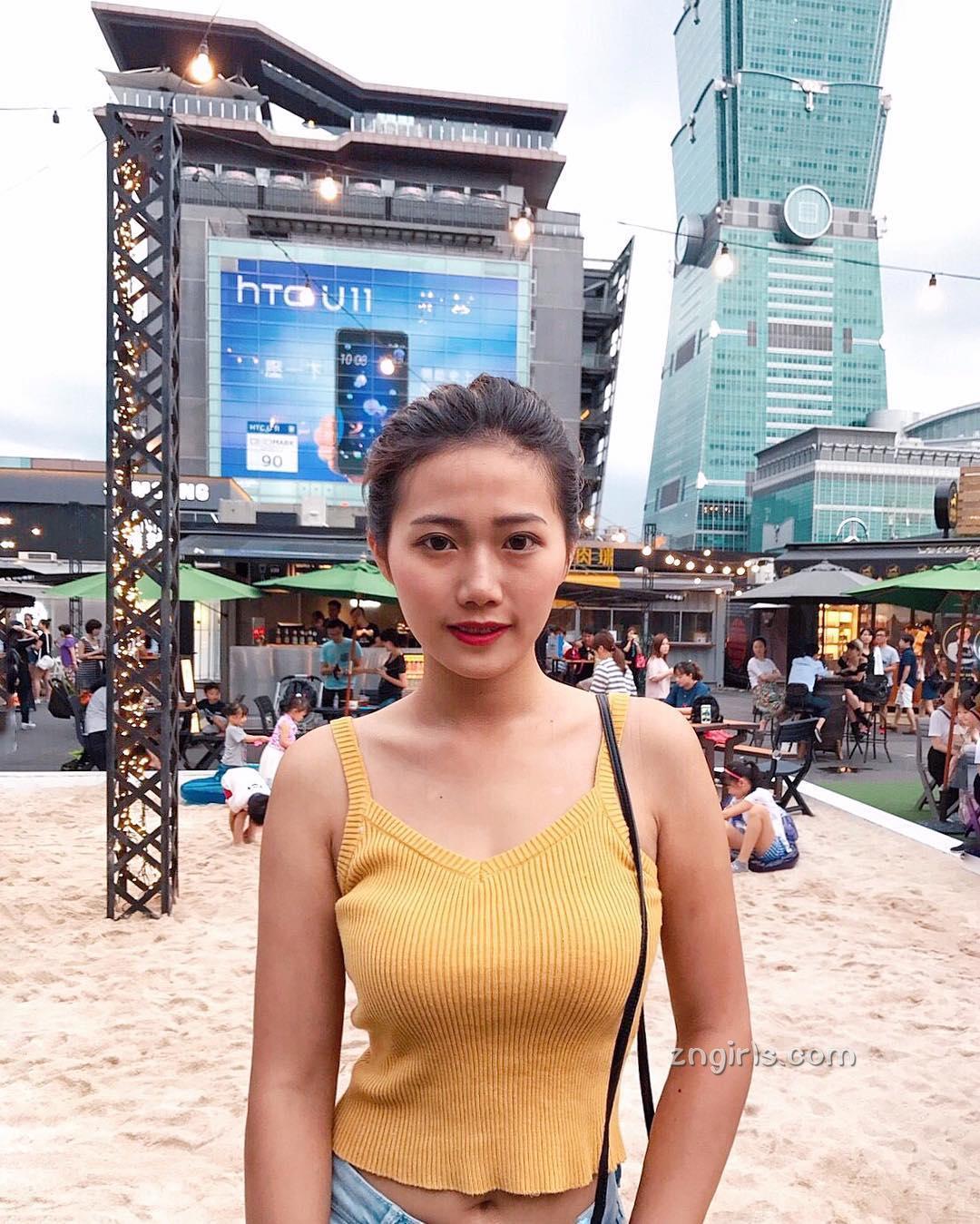 台湾素人正妹陈靖媛 浑圆碗波与结实蜜臀