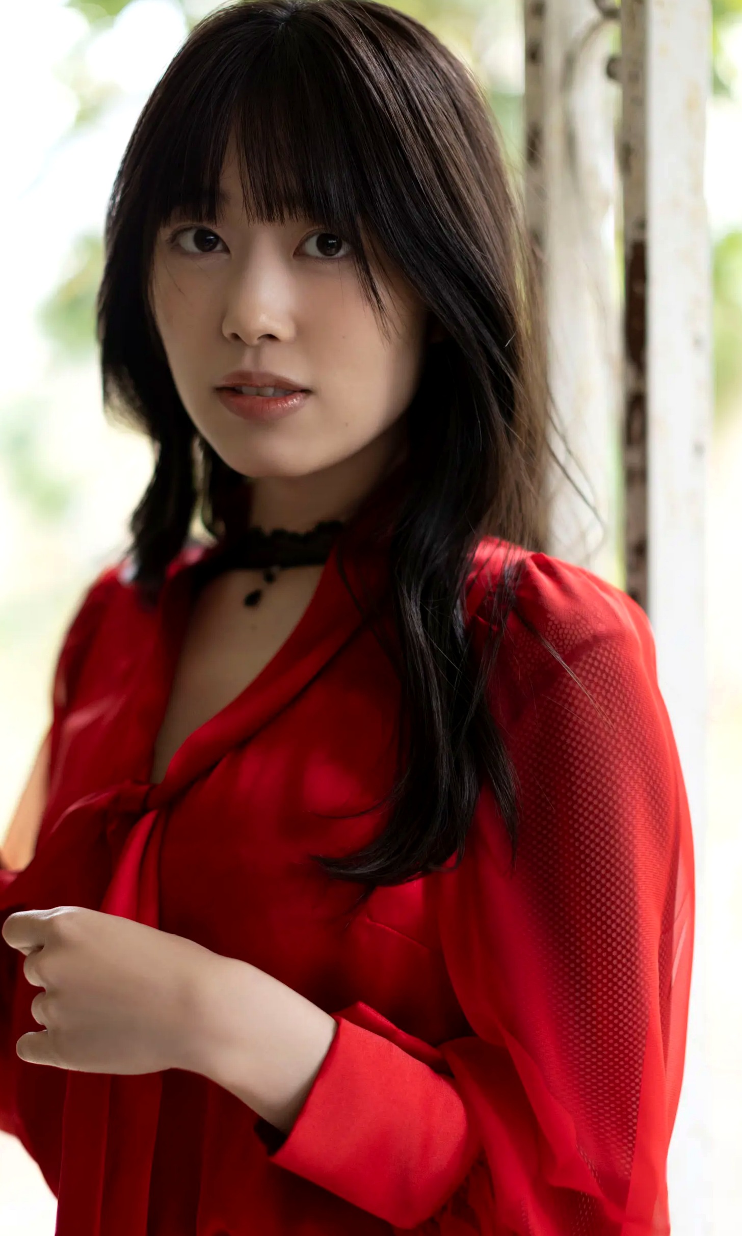 杉本愛莉鈴 - 花弁の誘惑 日本美模特性感黑色蕾丝内衣私房写真